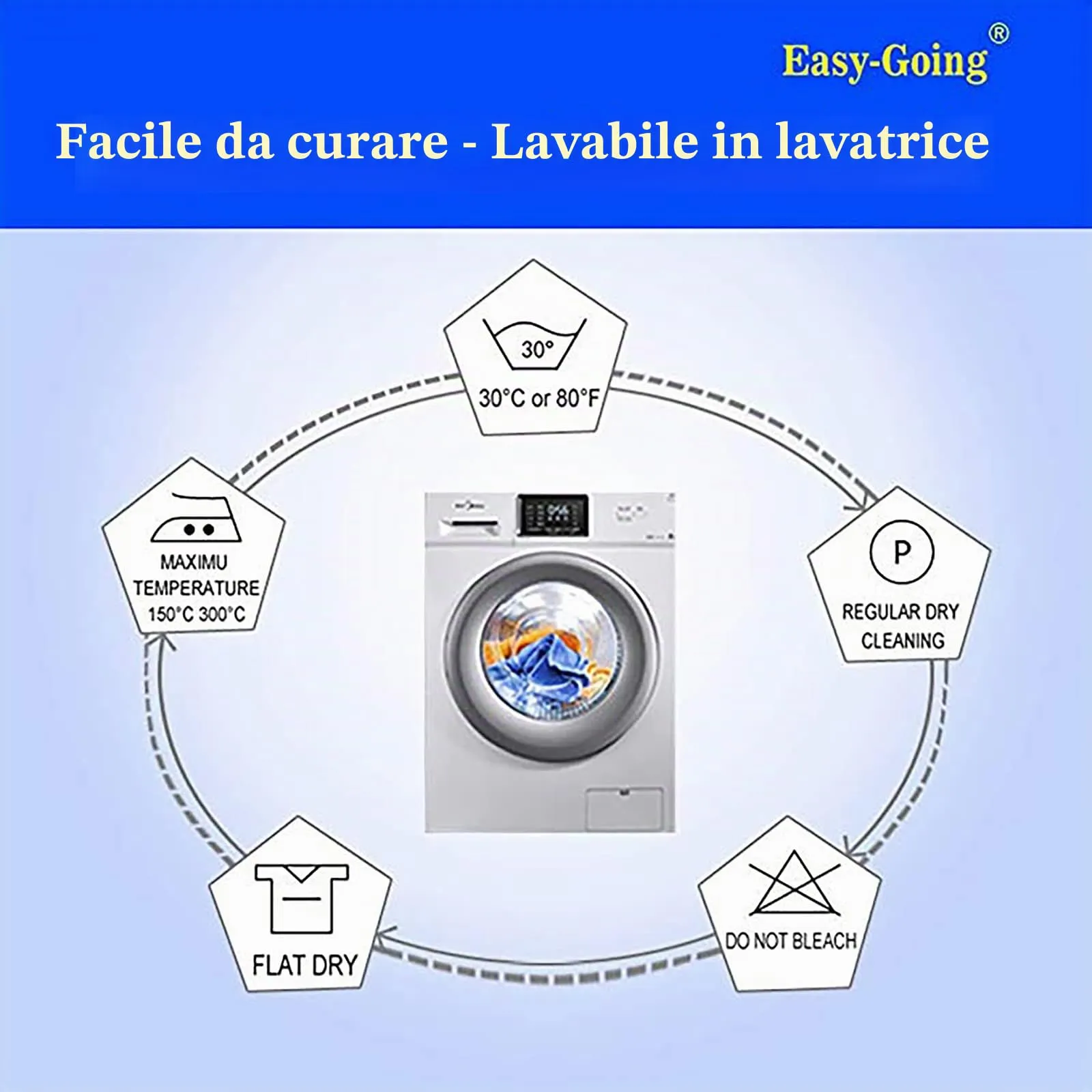 Easy-Going Copridivano Reversibile con 2 Cuscini, Oversized Loveseat, Avorio/Avorio - immagine 7