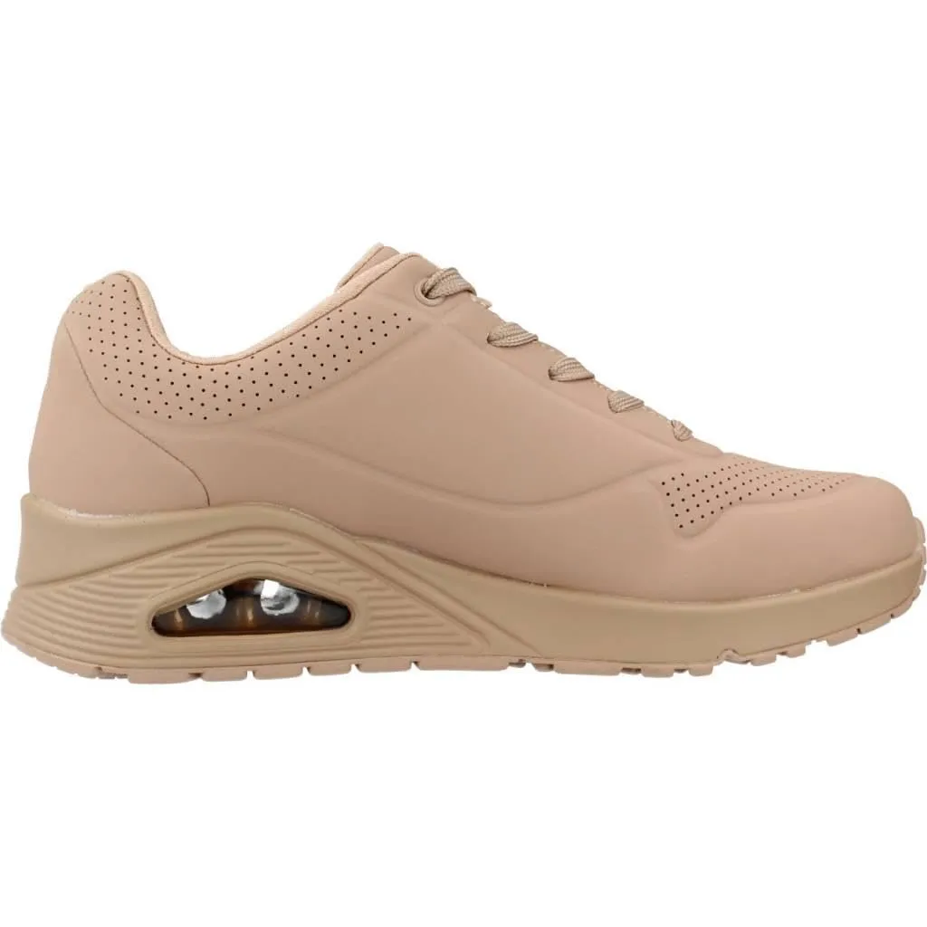 Skechers Uno-Stand on Air 73690-SND Women's Sneakers, Sand Durabuck Mesh, 39.5 EU - immagine 4