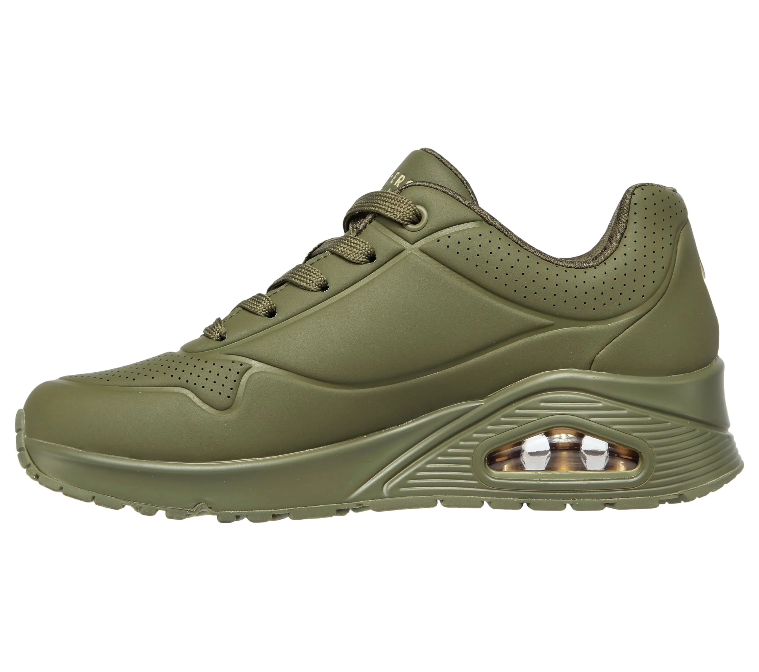 Skechers Uno Stand On Air, Scarpe da ginnastica Donna, Olive Durabuck, 38 EU - immagine 3