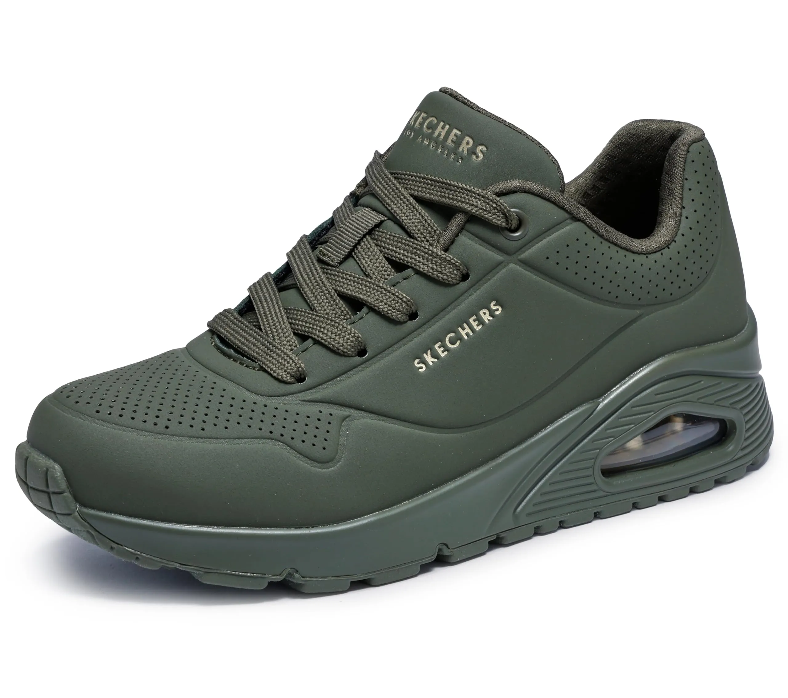 Skechers Uno Stand On Air, Scarpe da ginnastica Donna, Olive Durabuck, 38 EU - immagine 6