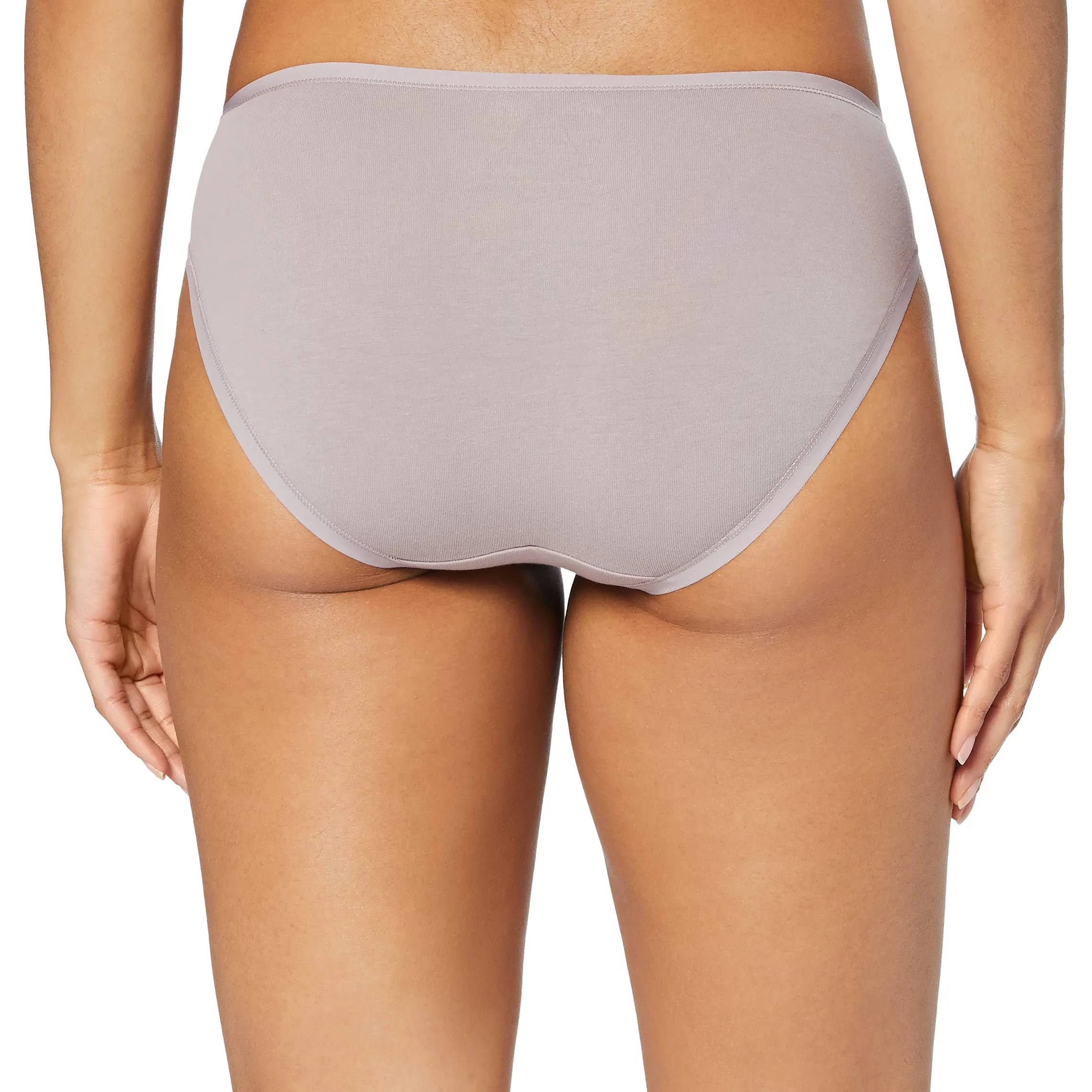Amazon Essentials Slip Bikini a Taglio Alto in Cotone Elasticizzato Donna, Confezione da 6, Motivo Piccolo/Pois, 44 - immagine 4
