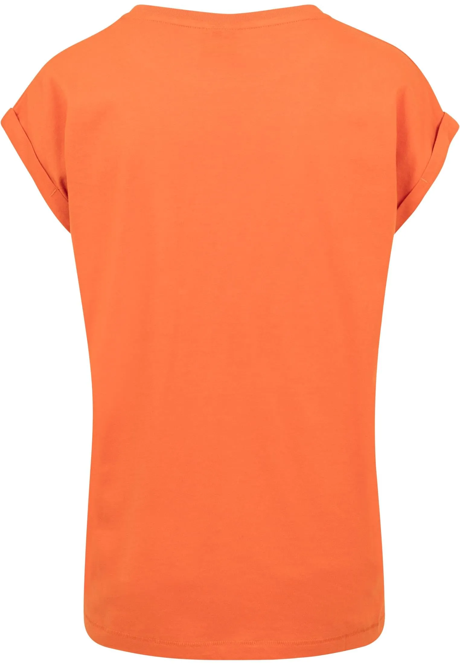 Urban Classics T-shirt da Donna con Manica Arrotolata in Cotone, Rosso Ciliegia, Taglia XXL - immagine 7