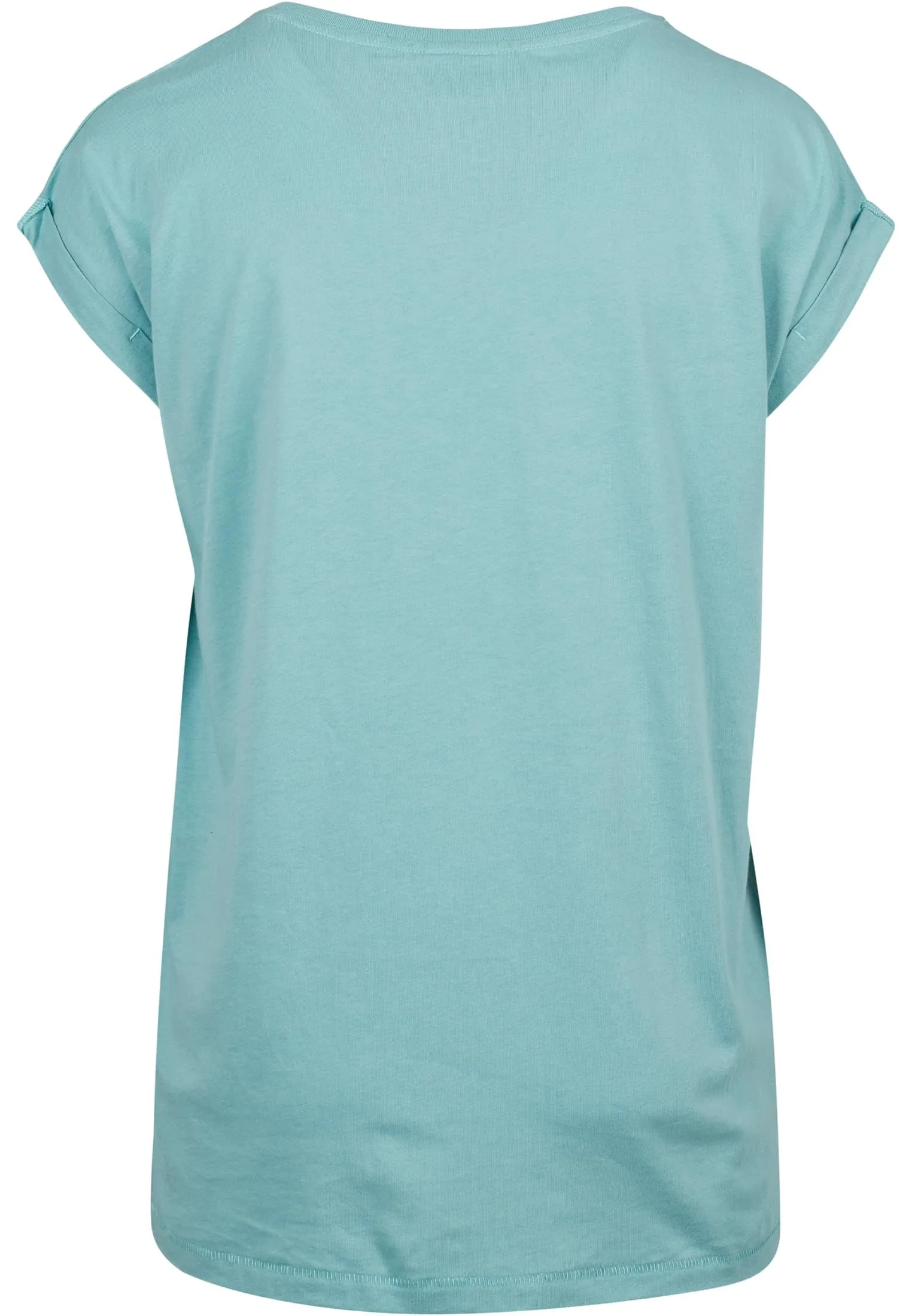 Urban Classics Donna Extended Shoulder Tee - Bluemint - XL - immagine 5