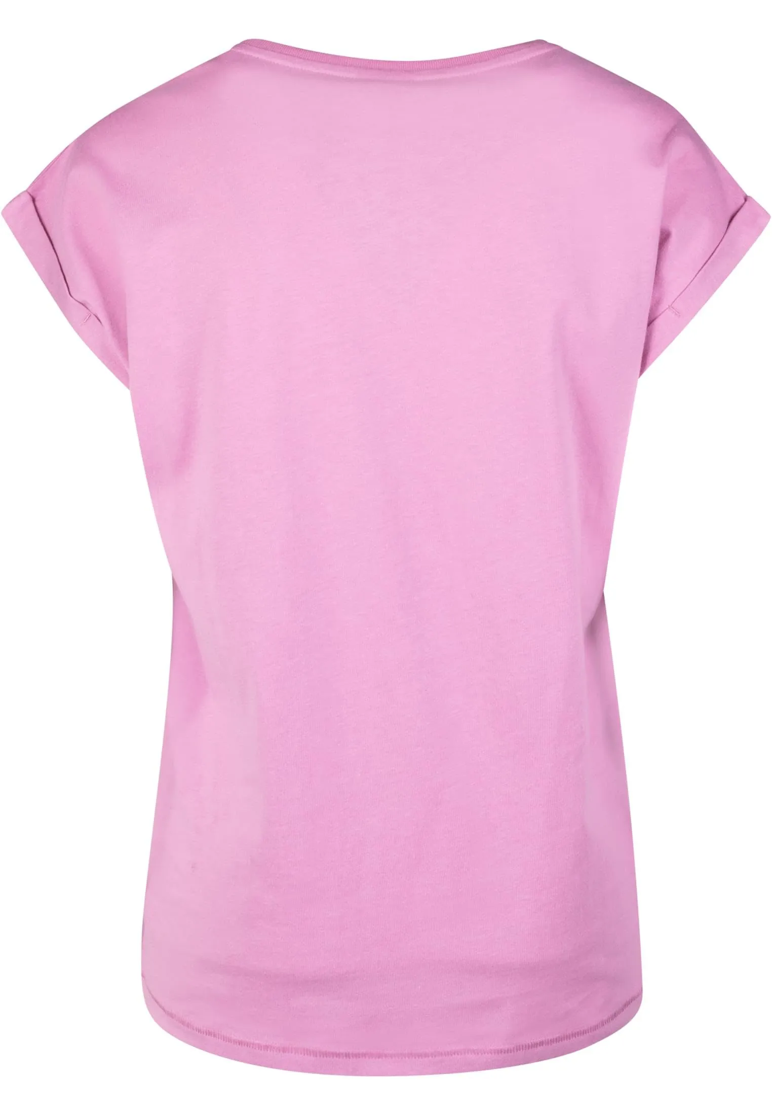 Urban Classics T-shirt da Donna con Manica Arrotolata in Cotone, Rosso Ciliegia, XXL - immagine 5