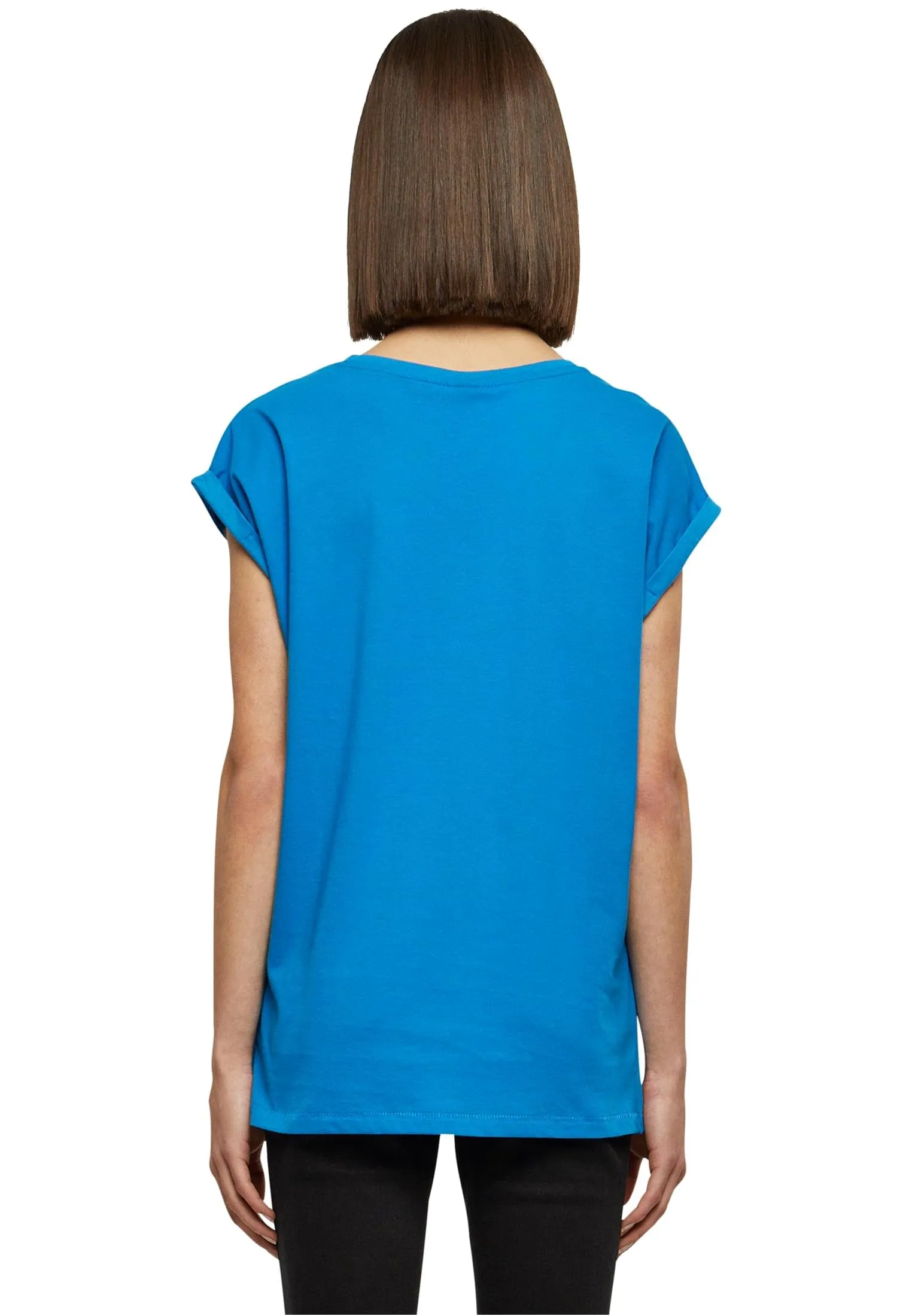 Urban Classics Donna Extended Shoulder Tee TB771 Rosso Ciliegia XXL - immagine 3