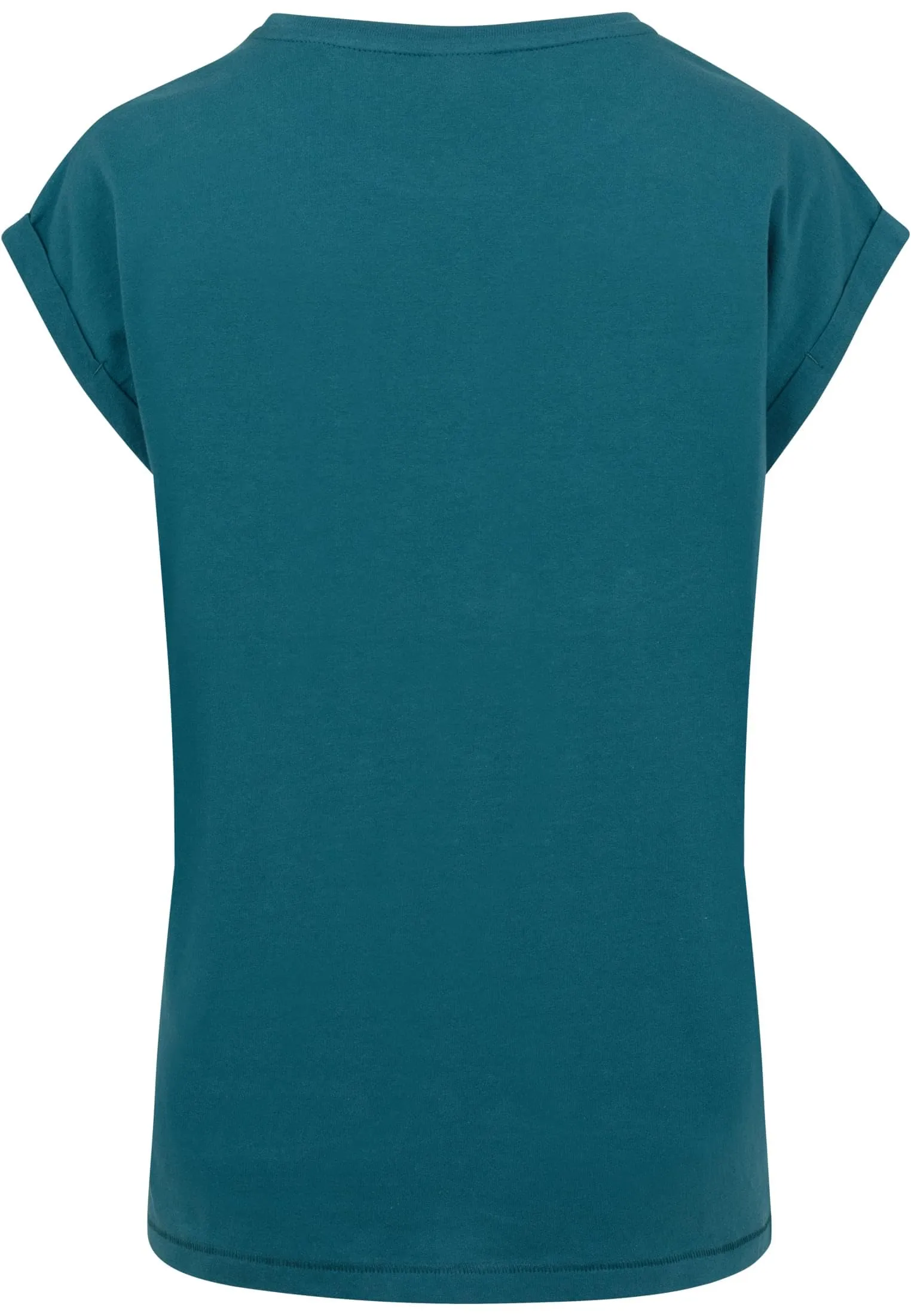 Urban Classics T-shirt da Donna con Manica Arrotolata, Cotone, Rosso Ciliegia, Taglia XXL - immagine 7