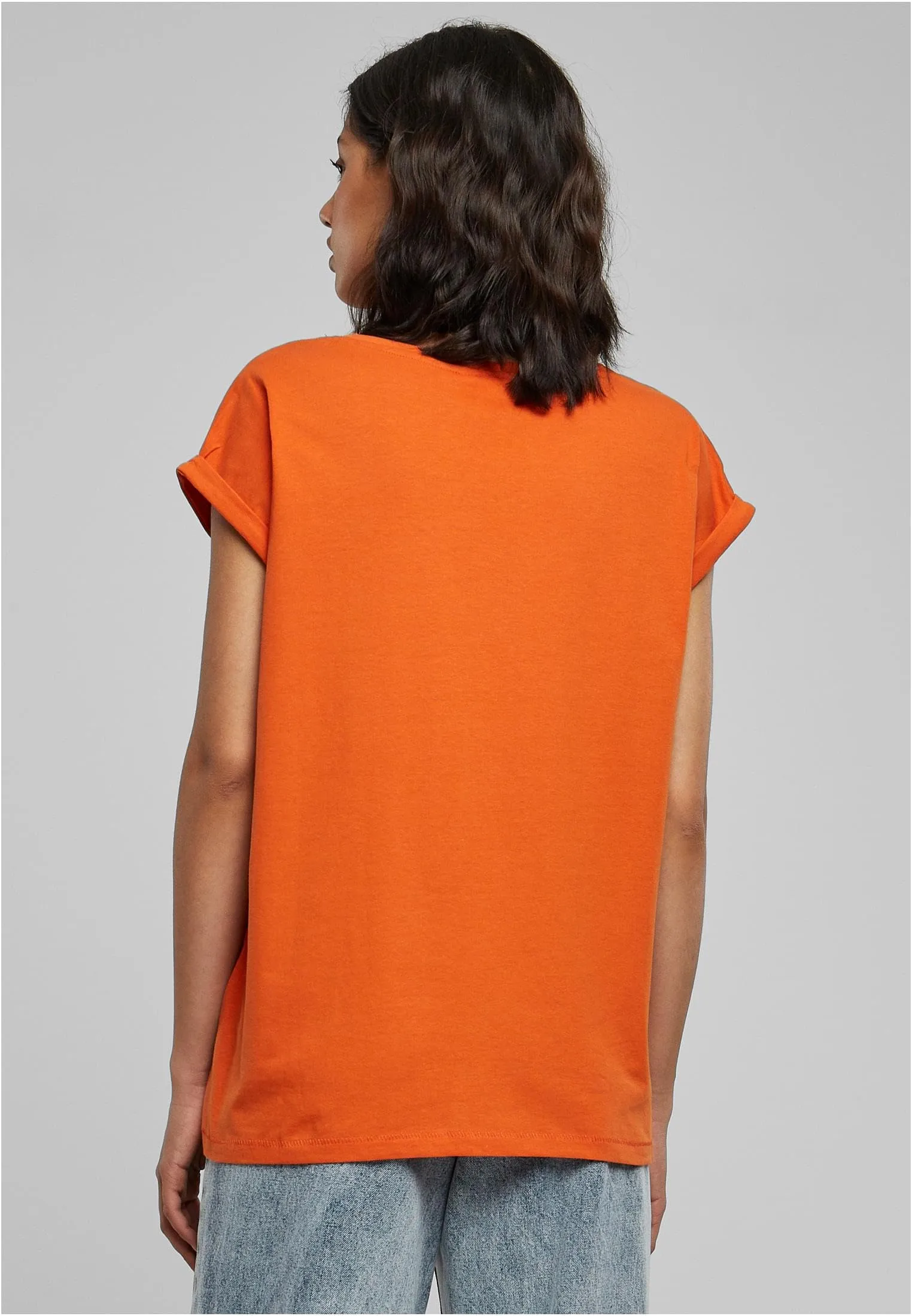 Urban Classics Donna Extended Shoulder Tee Rosso Ciliegia XXL TB771 - immagine 8