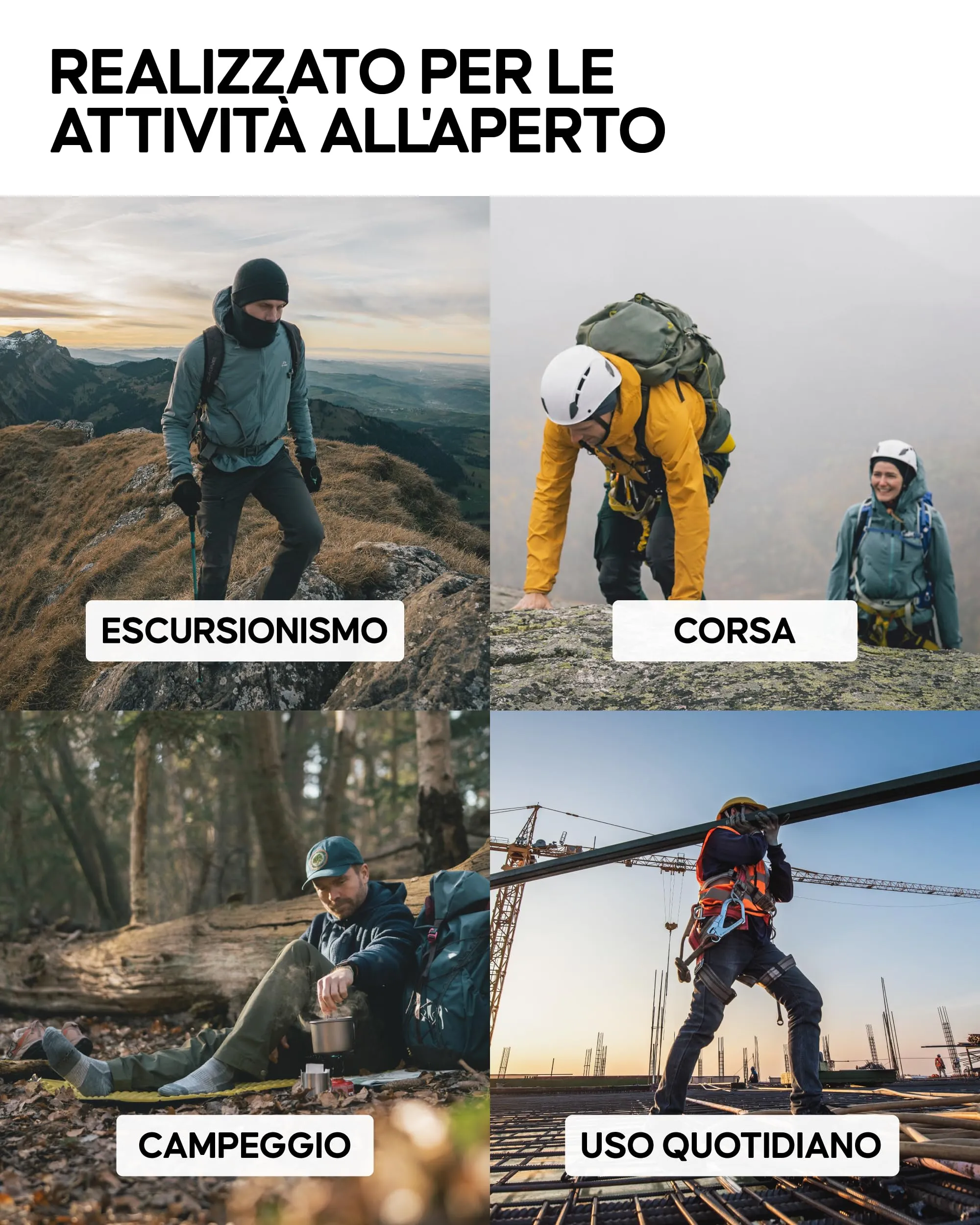 Danish Endurance Calze Trekking Lana Merino, 3 Paia, Verde Foresta, 39-42 - immagine 4
