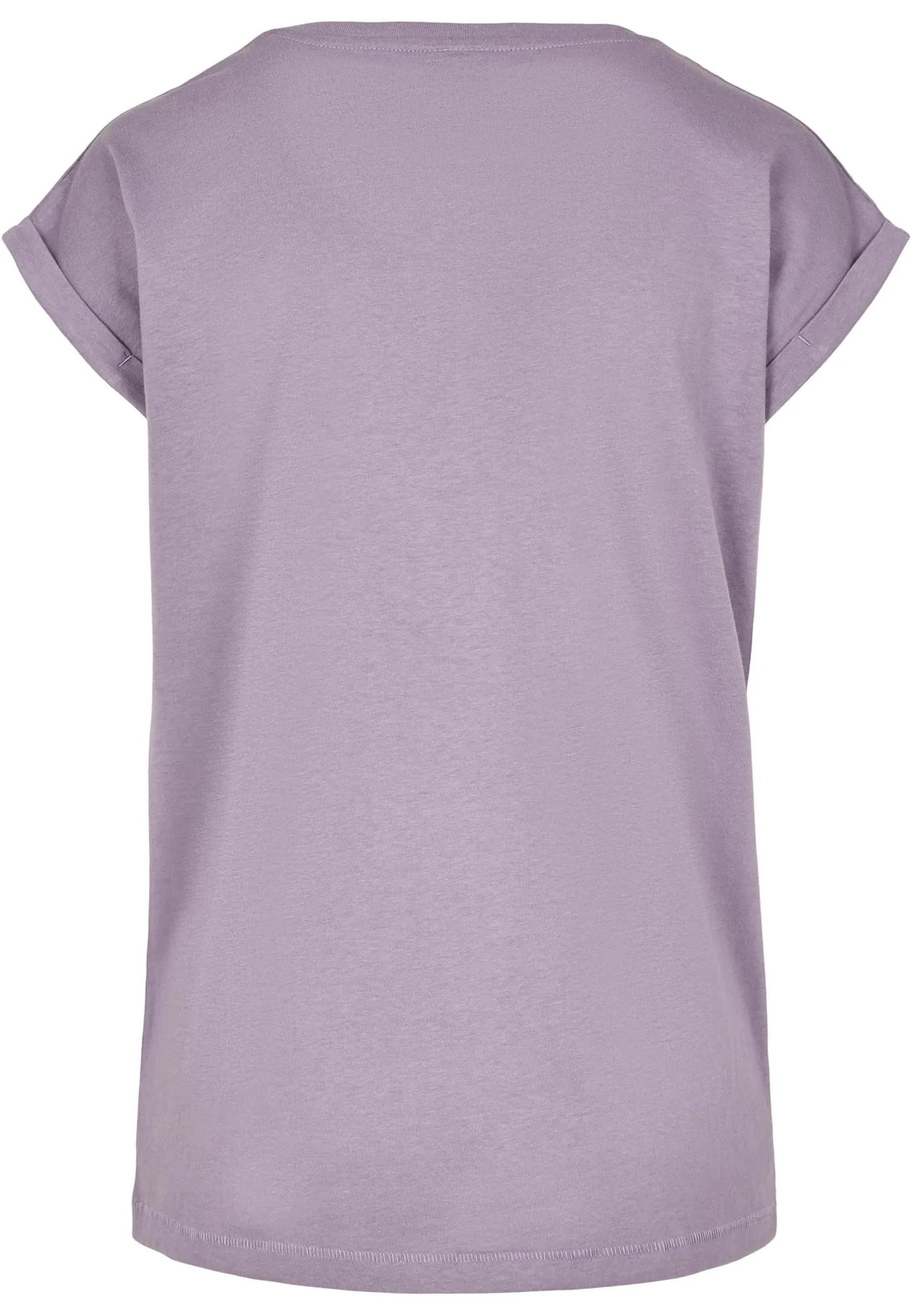 Urban Classics T-Shirt da Donna con Manica Arrotolata in Cotone, Rosso Ciliegia, Taglia XXL - immagine 5