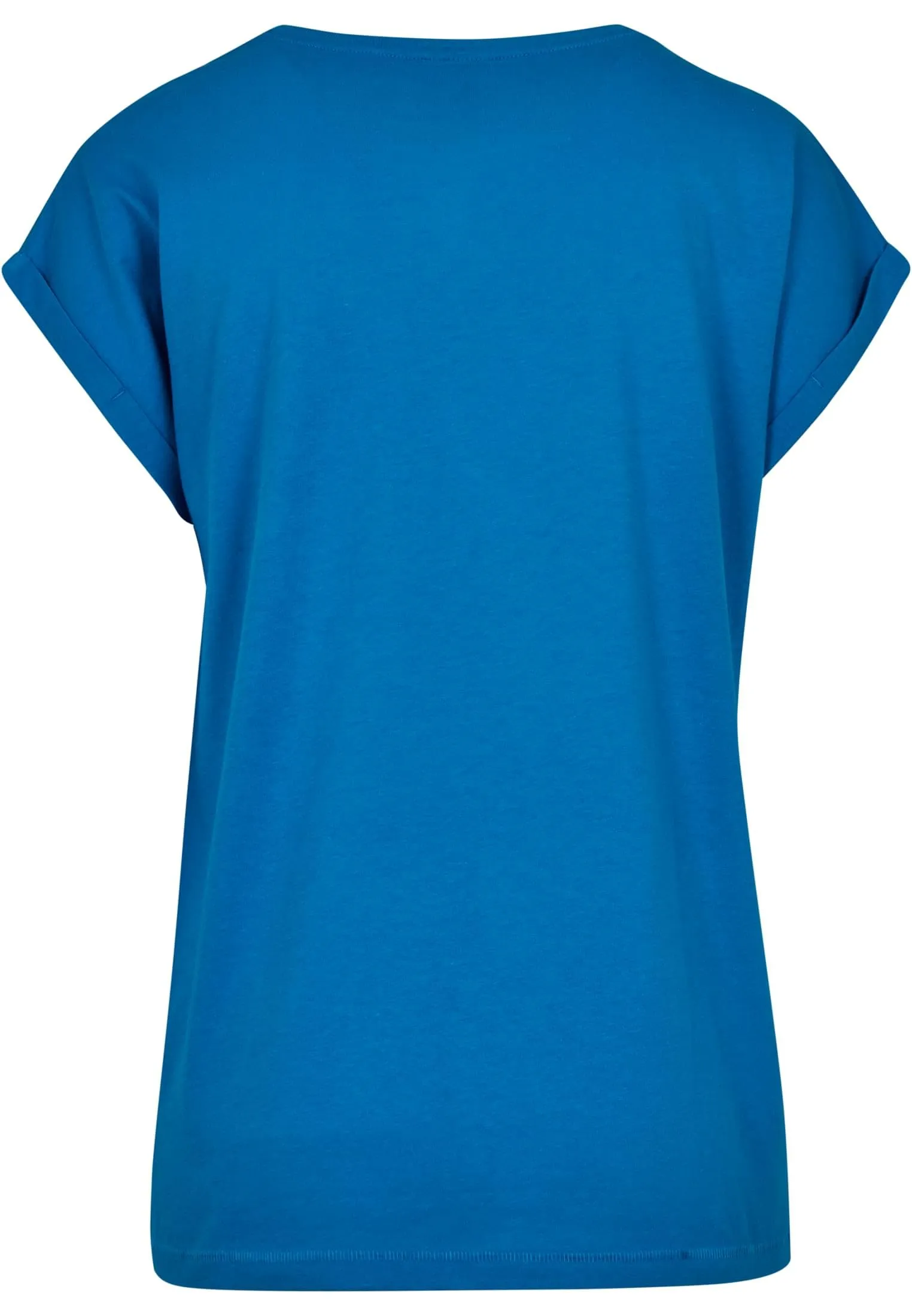 Urban Classics T-shirt da Donna con Manica Arrotolata, 100% Cotone, Rosso Ciliegia, Taglia XXL - immagine 5