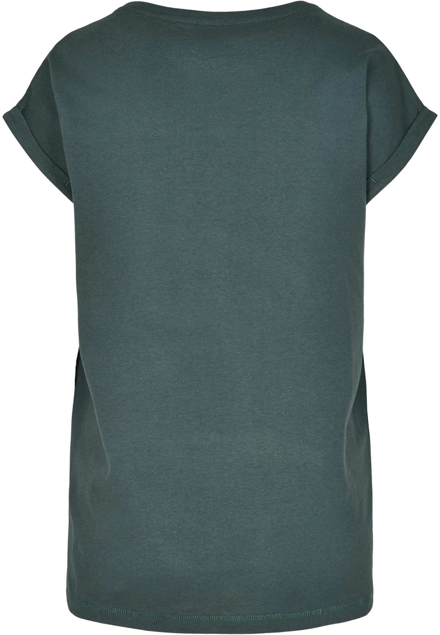 Urban Classics T-Shirt da Donna con Manica Arrotolata in Cotone, Rosso Ciliegia, Taglia XXL, TB771 - immagine 7