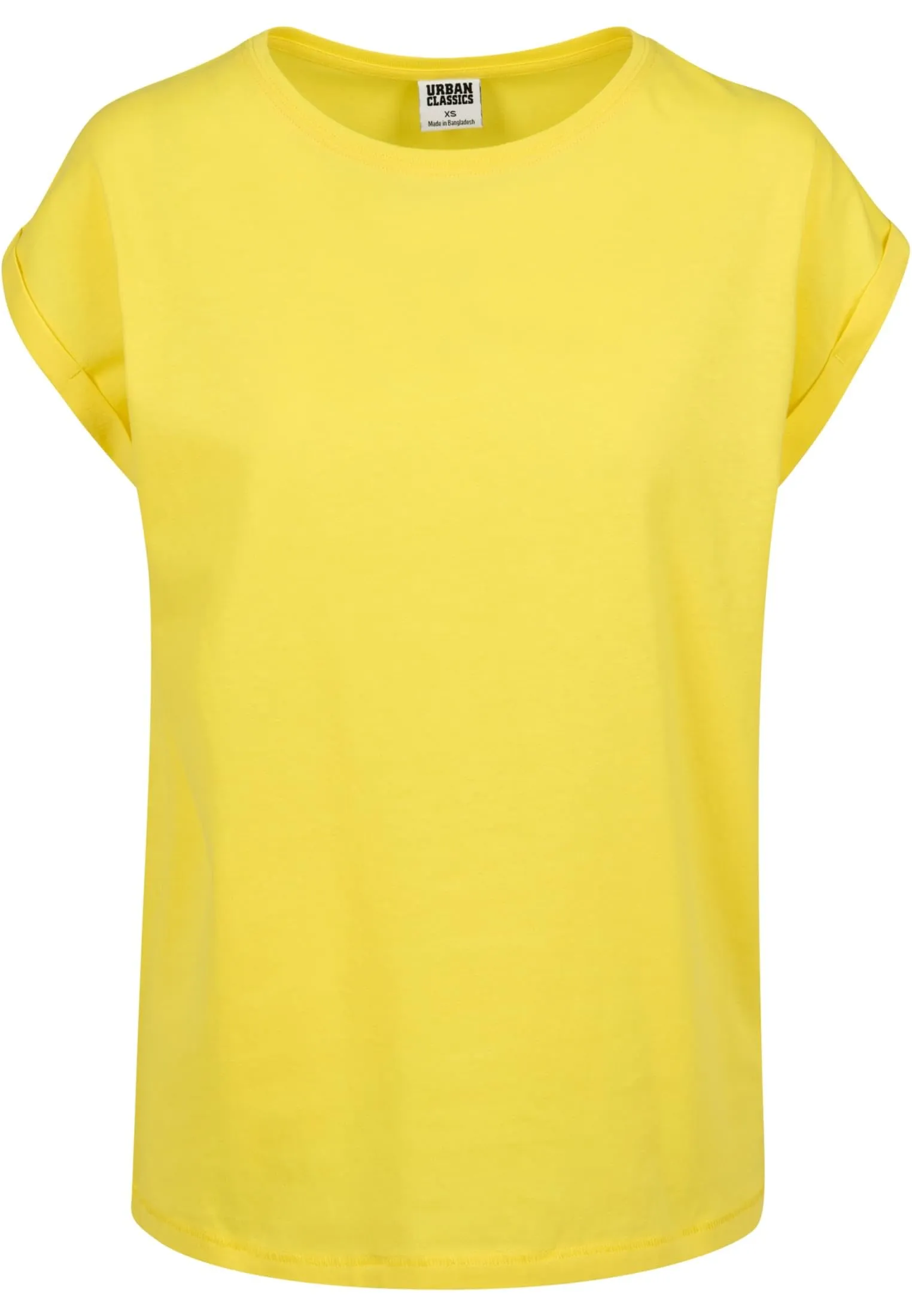 Urban Classics T-shirt da Donna con Manica Arrotolata in Cotone, Rosso Ciliegia, Taglia XXL - immagine 6