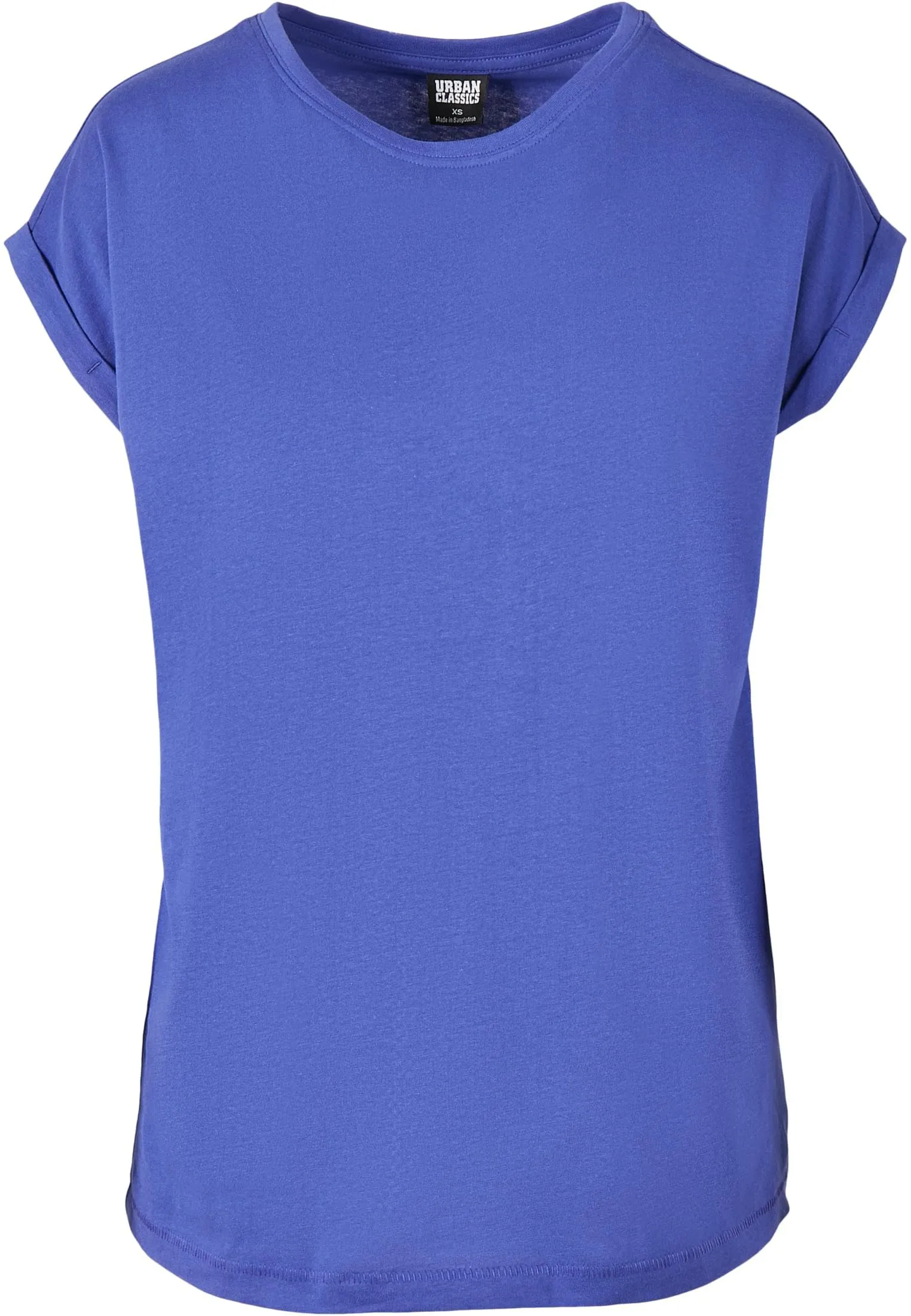 Urban Classics T-shirt da Donna con Manica Arrotolata in Cotone, Rosso Ciliegia, Taglia XXL - immagine 4