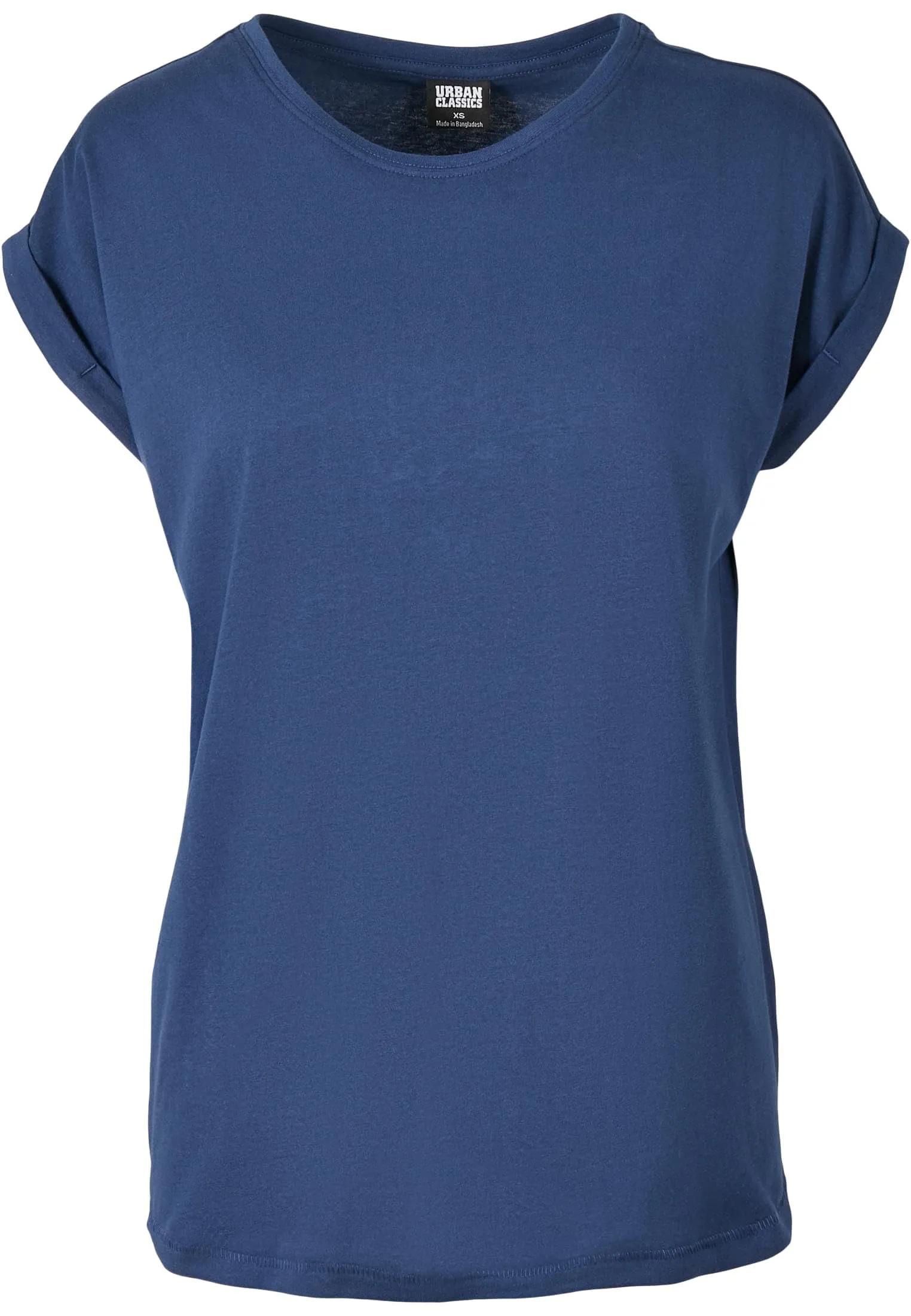 Urban Classics T-shirt da Donna con Manica Arrotolata in Cotone, Rosso Ciliegia, XXL - immagine 6
