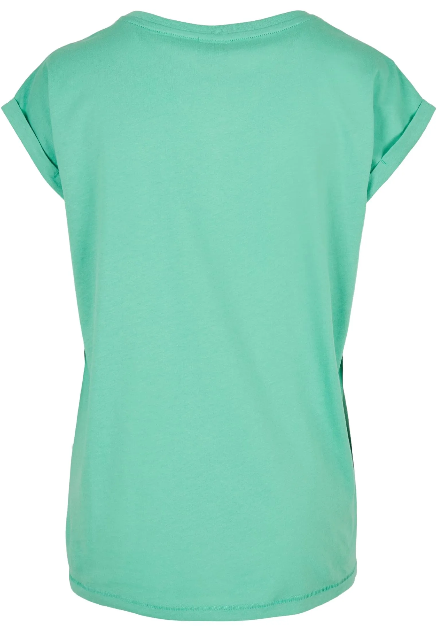 Urban Classics T-shirt da Donna con Manica Arrotolata in Cotone, Rosso Ciliegia, Taglia XXL - immagine 5