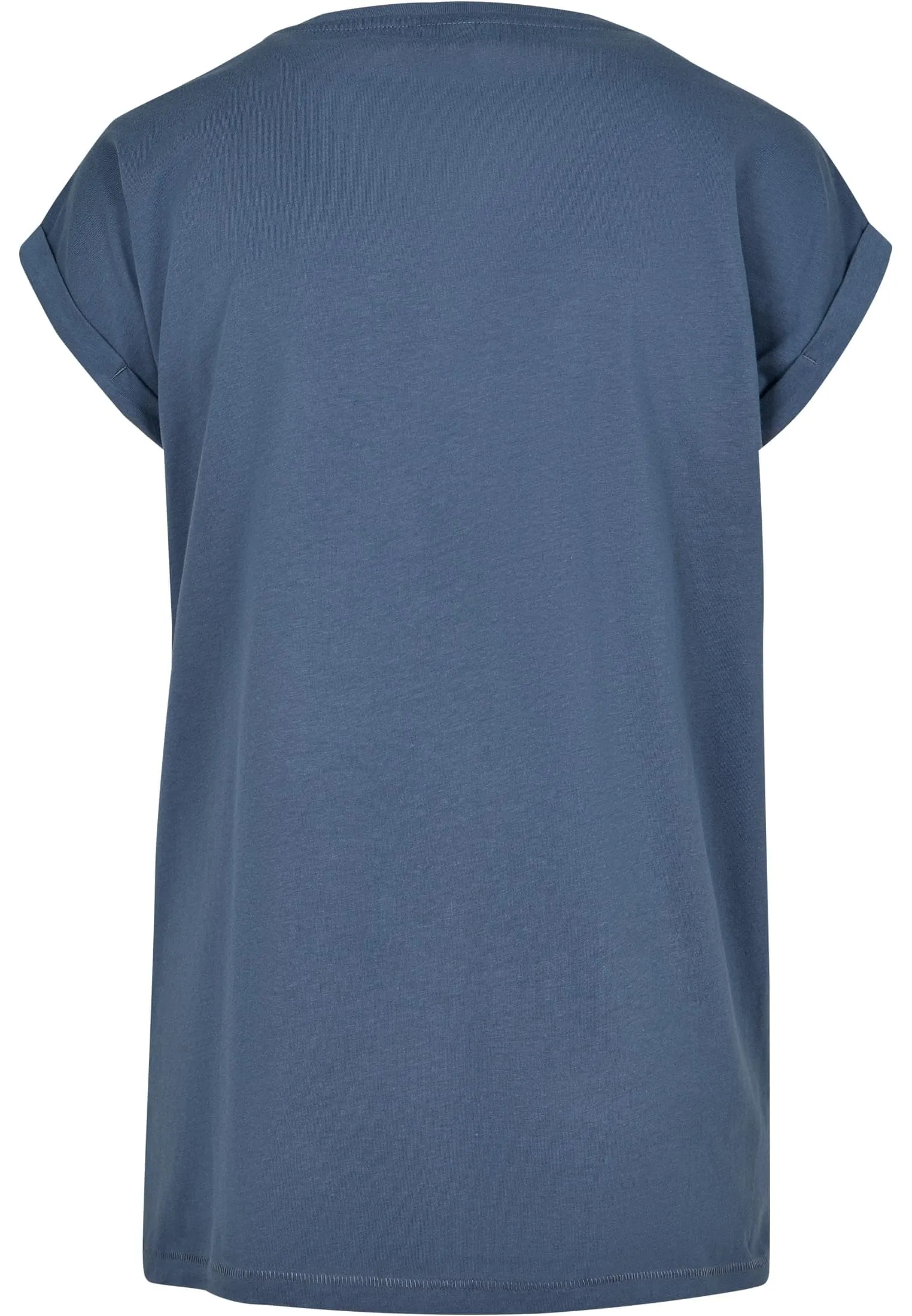 Urban Classics T-Shirt da Donna con Manica Arrotolata in Cotone, Rosso Ciliegia, Taglia XXL - immagine 5
