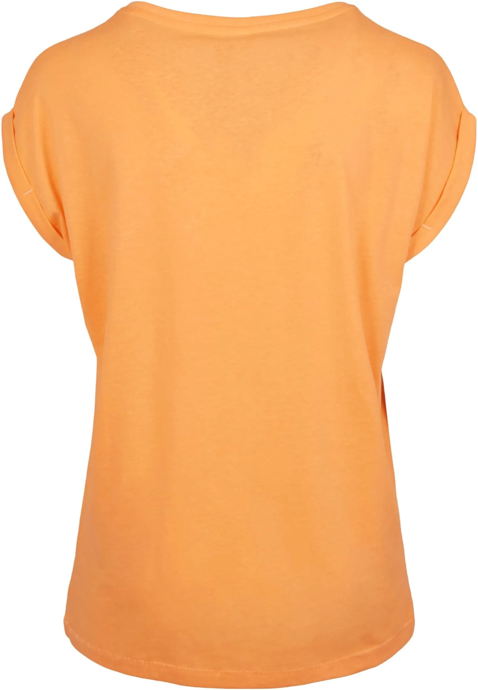 Urban Classics T-Shirt da Donna con Manica Arrotolata in Cotone, Rosso Ciliegia, XXL - immagine 5