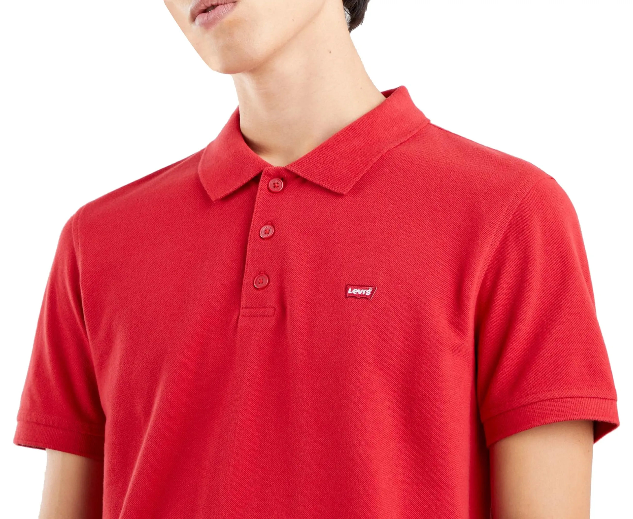 Levi's Housemark Polo Shirt, Crimson, S - immagine 3