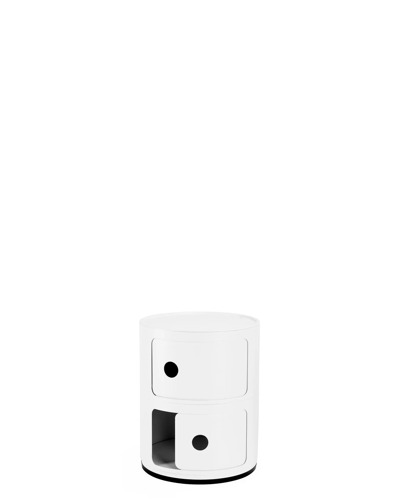 Kartell Componibili Recycled Mobile Contenitore 2 Elementi, Bianco Mat - immagine 3