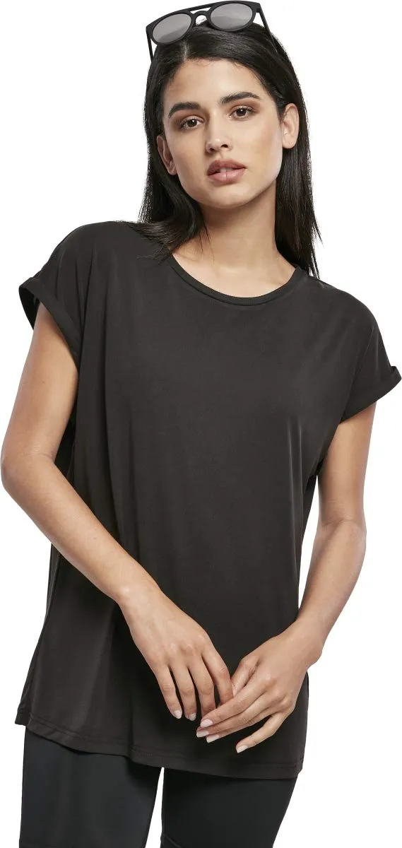 Urban Classics Maglietta Donna Maniche Corte Oblique Jersey TB4092 - immagine 6