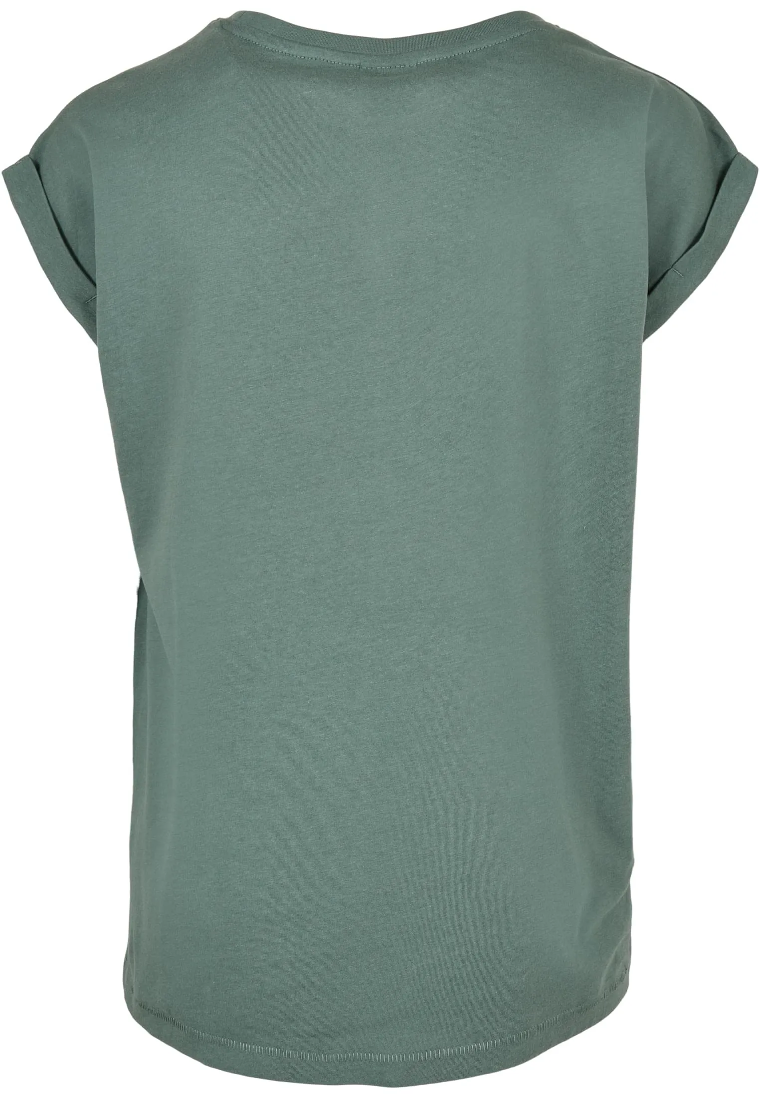 Urban Classics Donna T-shirt Manica Arrotolata in Cotone Rosso Ciliegia XXL - immagine 7
