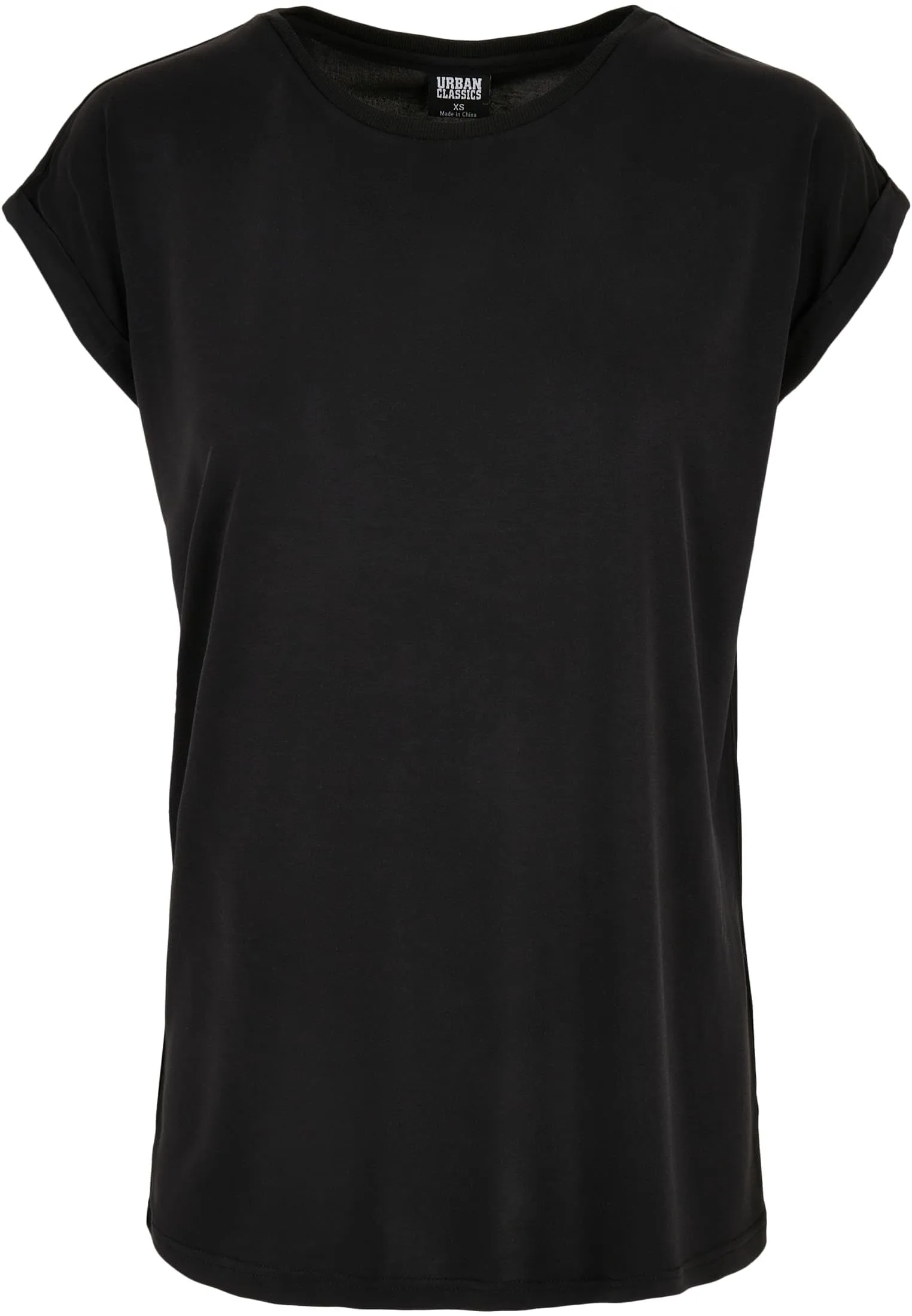 Urban Classics Maglietta Donna a Maniche Corte Oblique in Jersey TB4092 - immagine 4