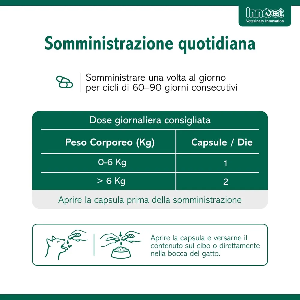 Innovet Condrostress (+) Cat Supplemento Articolare con Membrana d’Uovo e Vitamina E - 30 cps - immagine 6