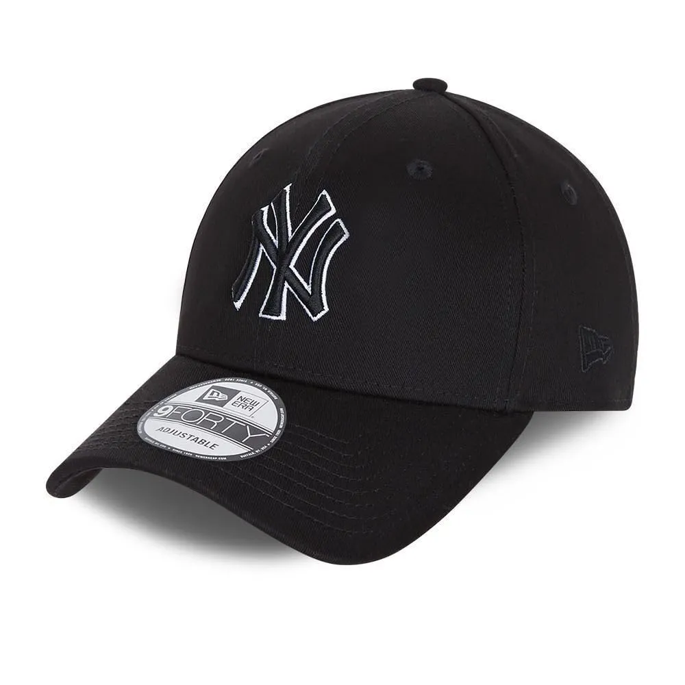 New Era New York Yankees 9FORTY Snapback Cap - Black - immagine 1