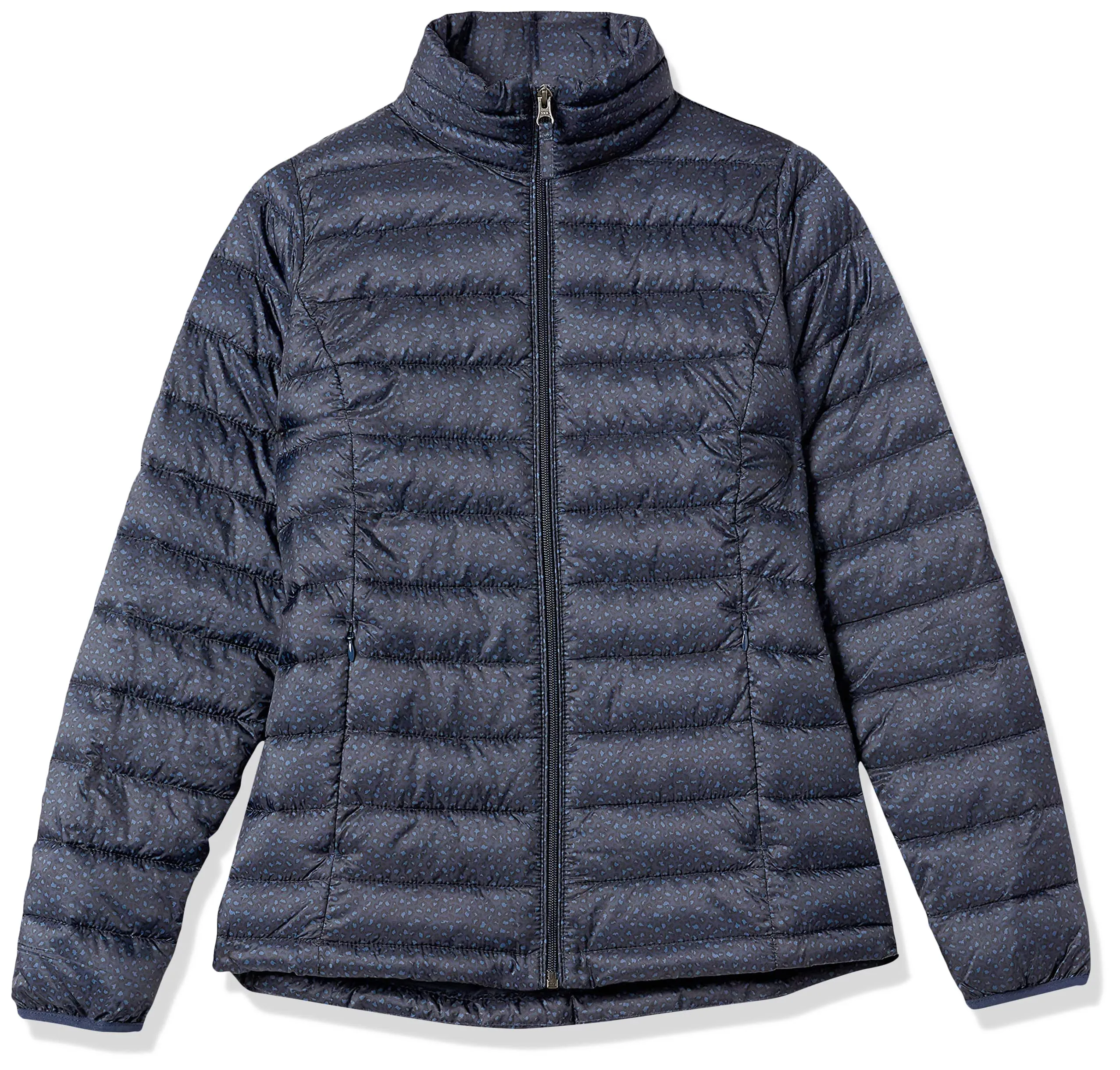 Amazon Essentials Piumino Leggero Resistente all'Acqua Ripiegabile Donna, Blu Marino Maculata, XL Plus - immagine 7