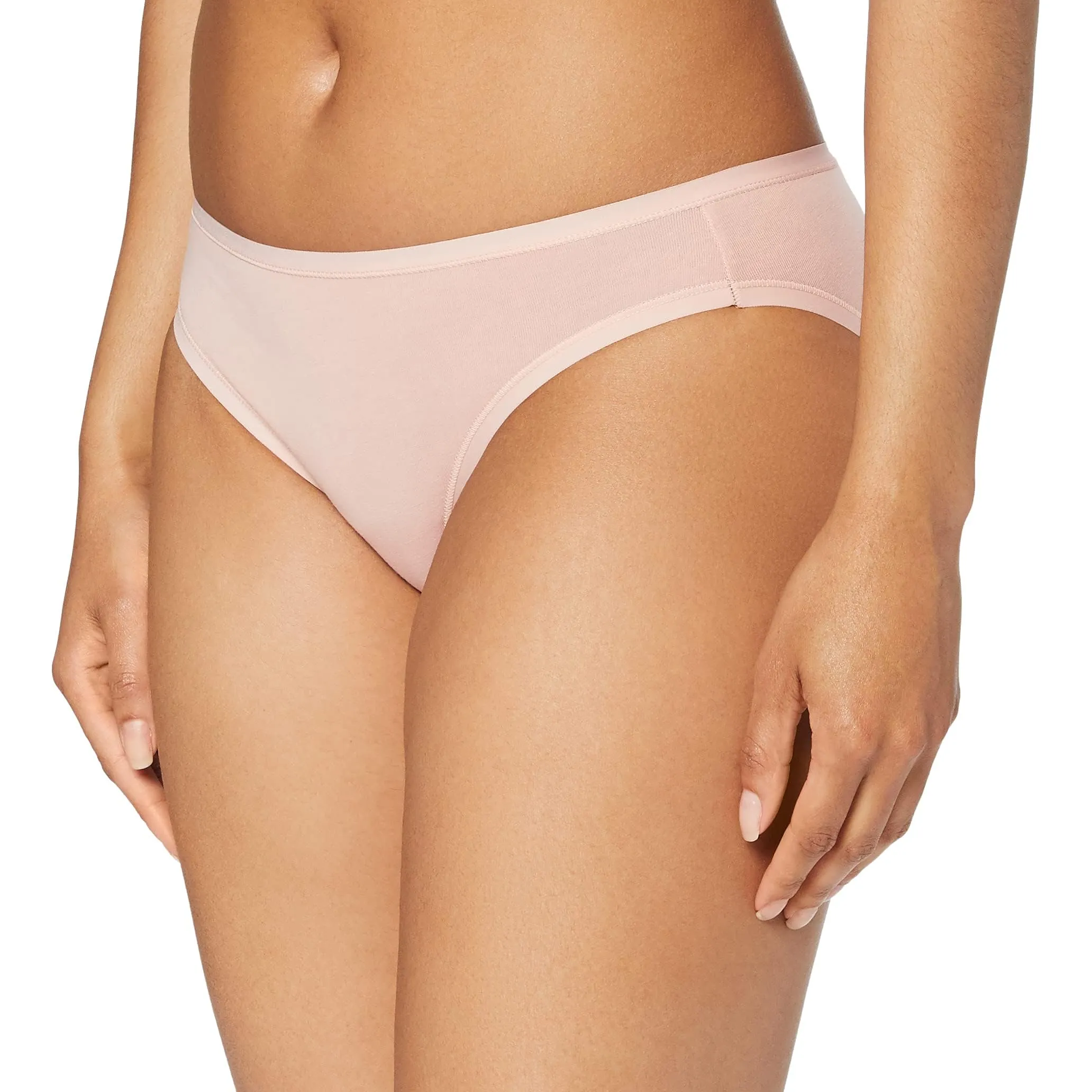 Amazon Essentials Slip Bikini in Cotone Donna, Pacco da 6, Motivo Piccolo/Pois, 50 - immagine 3