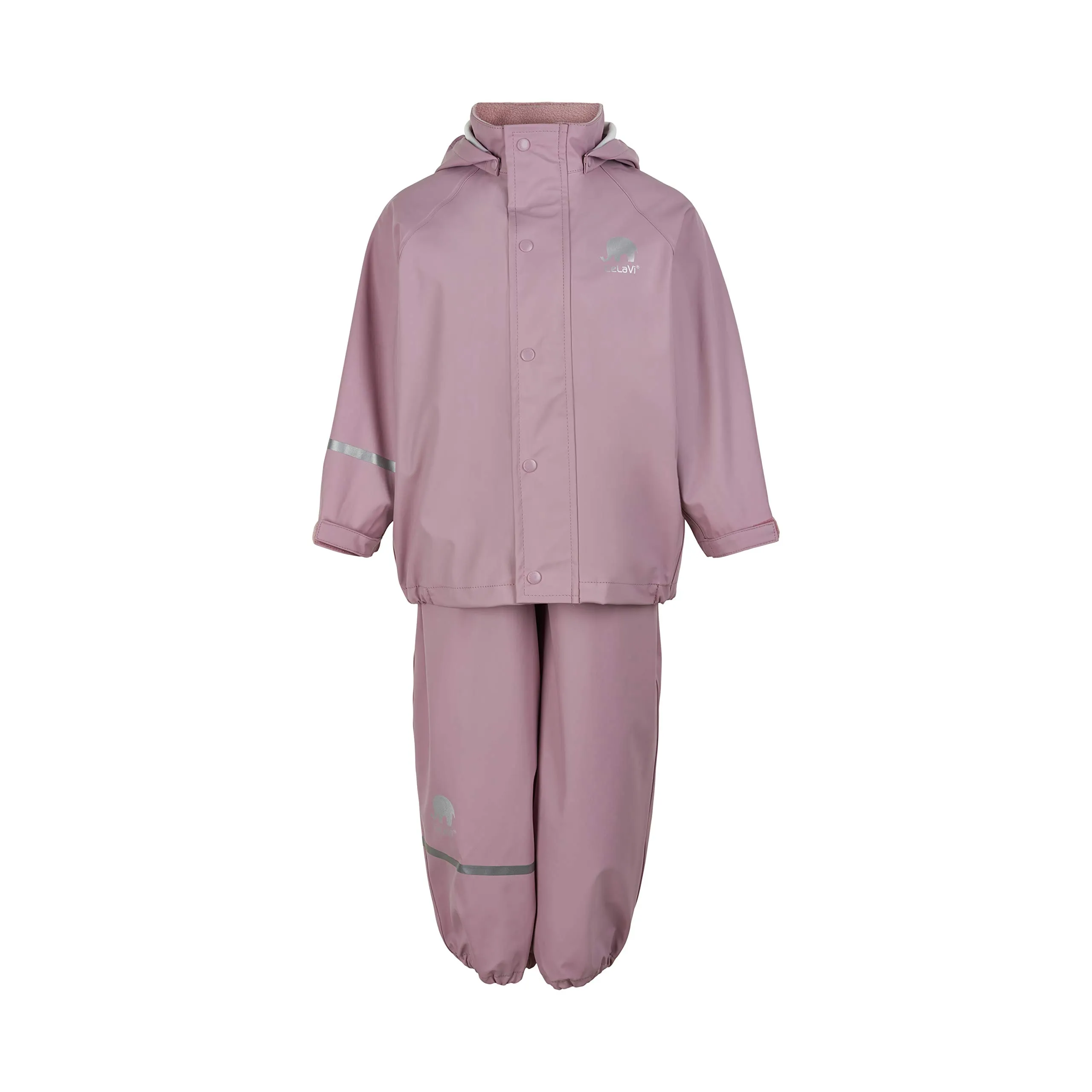 Celavi Basic Rainwear Set, PU Waterproof Jacket, Mauve Shadow, 76 Unisex-Adult - immagine 3