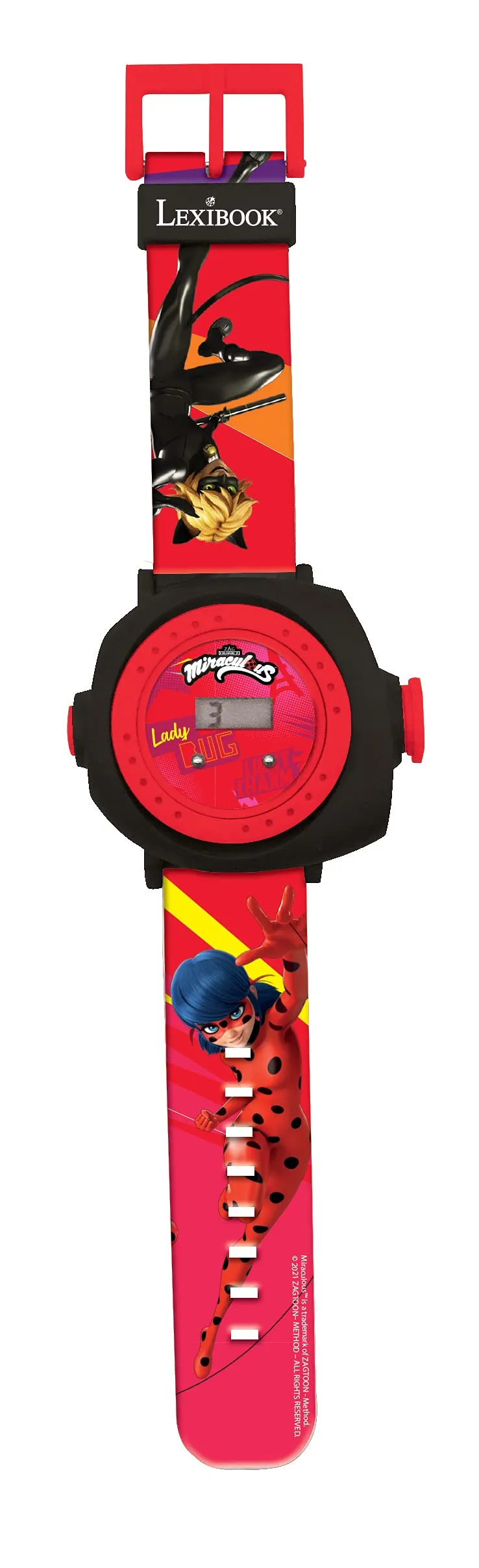 Lexibook Miraculous Ladybug Chat Noir Projection Watch DMW050MI - immagine 2
