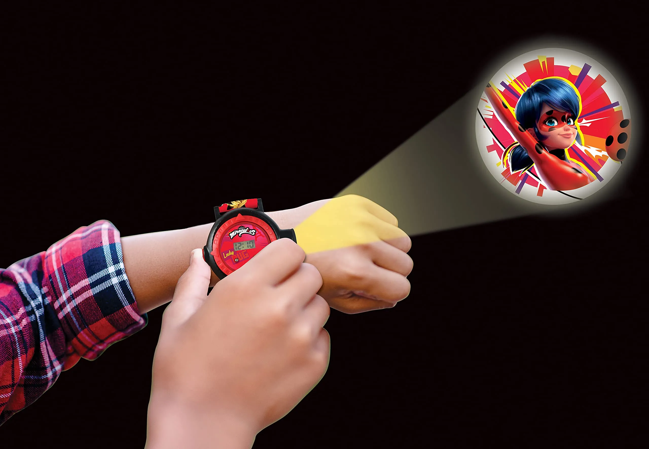 Lexibook Miraculous Ladybug Chat Noir Projection Watch DMW050MI - immagine 3