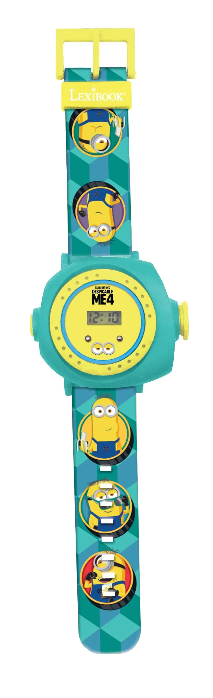Lexibook Despicable Me Minions Orologio da proiezione digitale DMW050DES Blu/Giallo - immagine 2