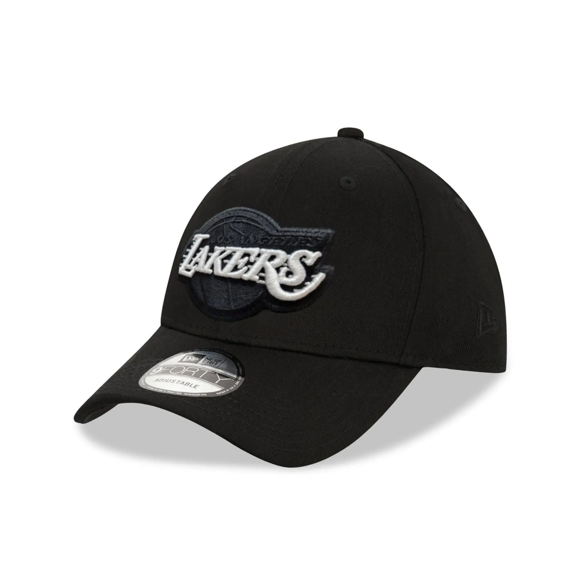 New Era Los Angeles Lakers 9forty Snapback Cap - Black - One Size - immagine 1