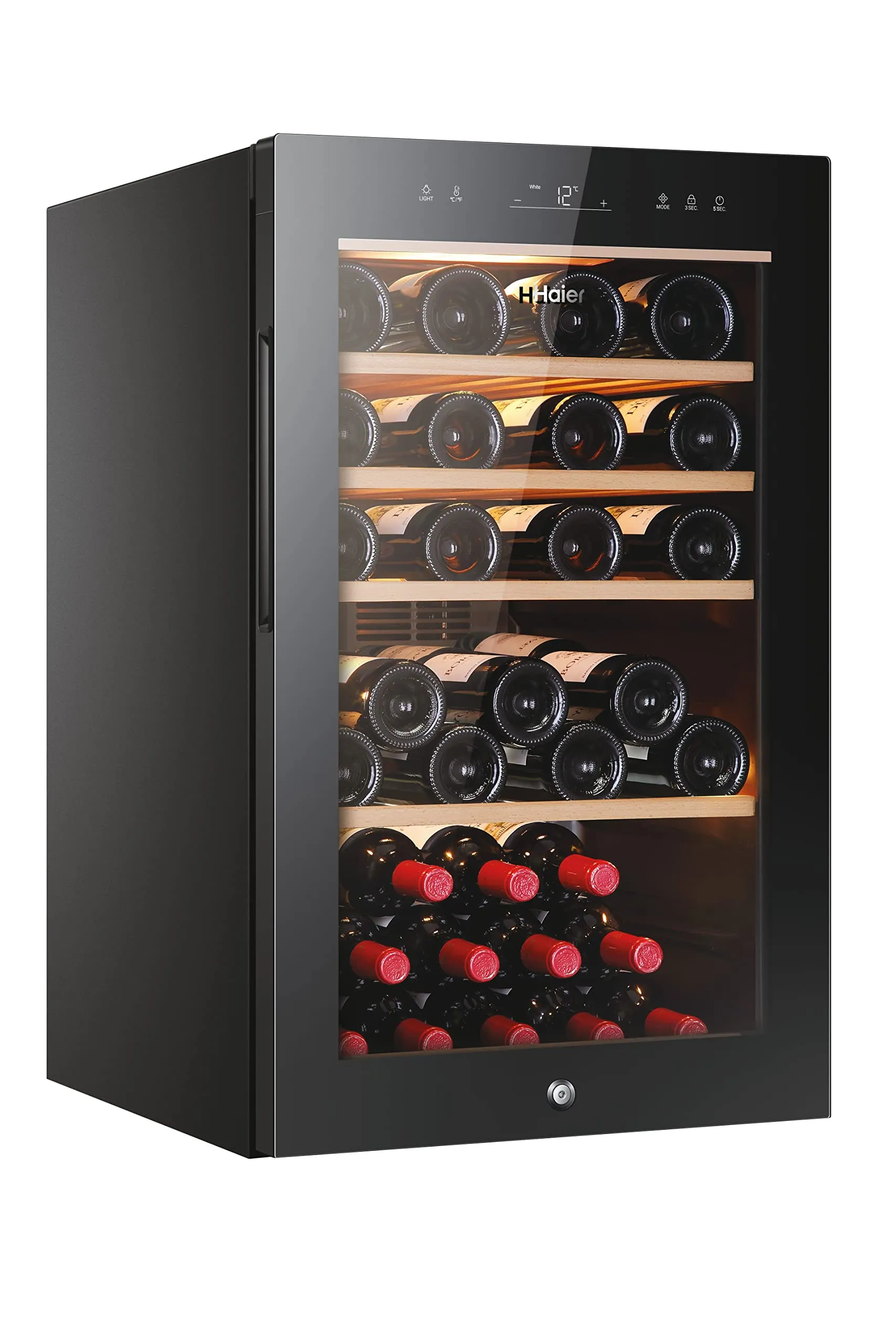 Haier Wine Bank 50 Serie 5 Cantinetta Vino 49 Bottiglie Monozona Classe F HWS49GA - immagine 2