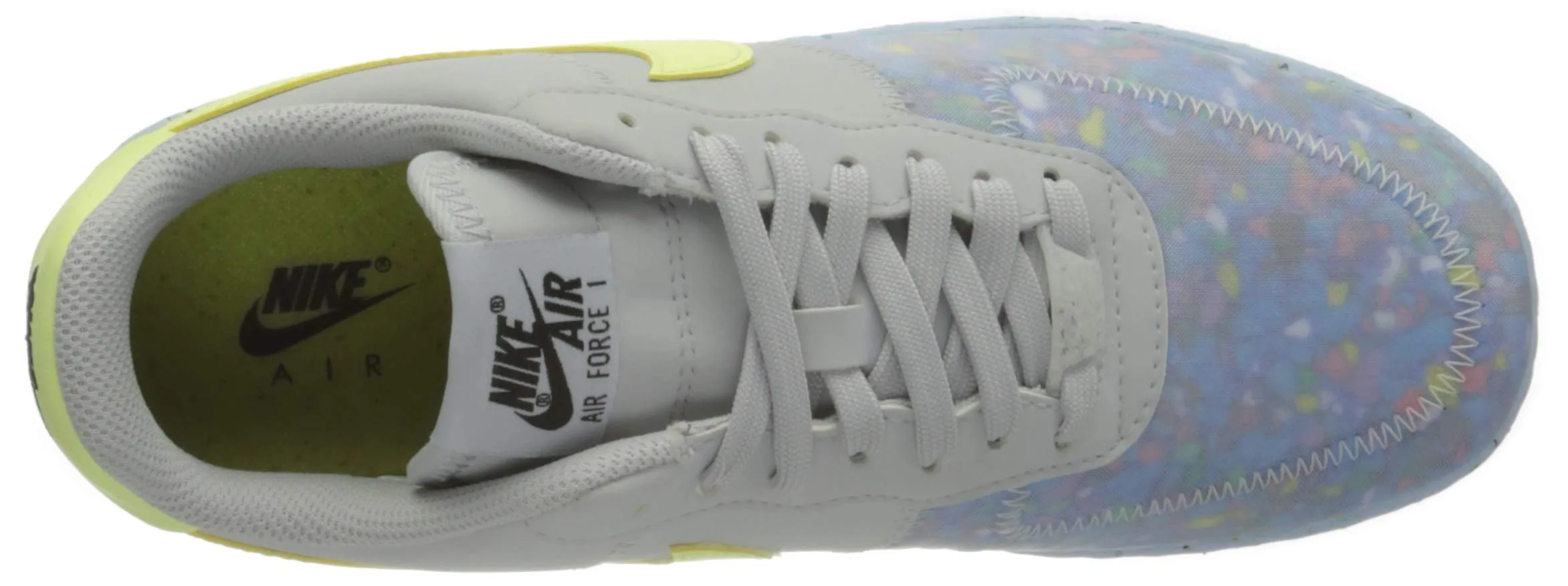 Nike Air Force 1 Crater Women's CT1986-001 Pure Platinum/Barely Volt-Summit White EU 36.5 - immagine 5