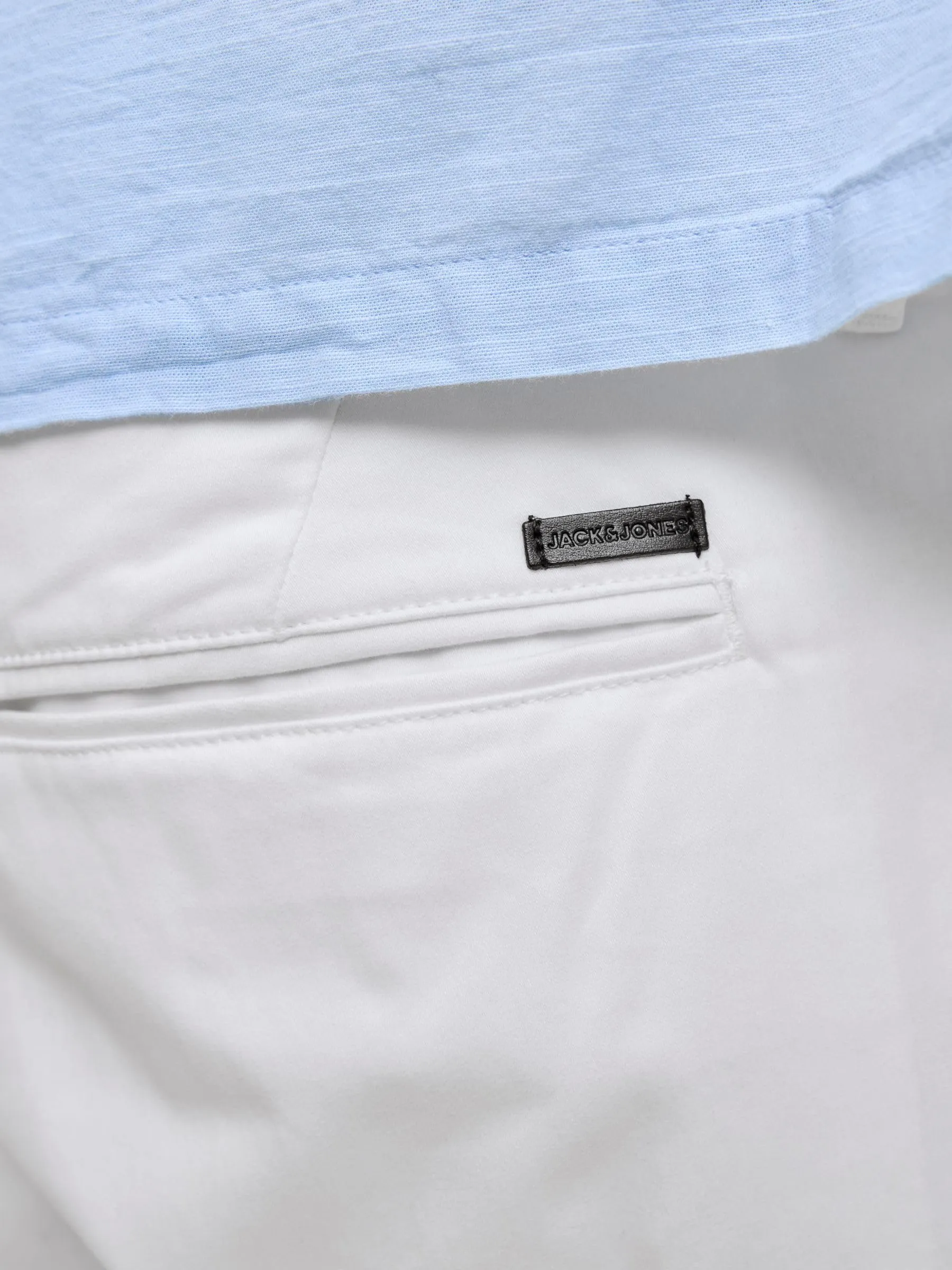 Jack & Jones Regular Fit Chino Shorts, Bianco, L - immagine 6