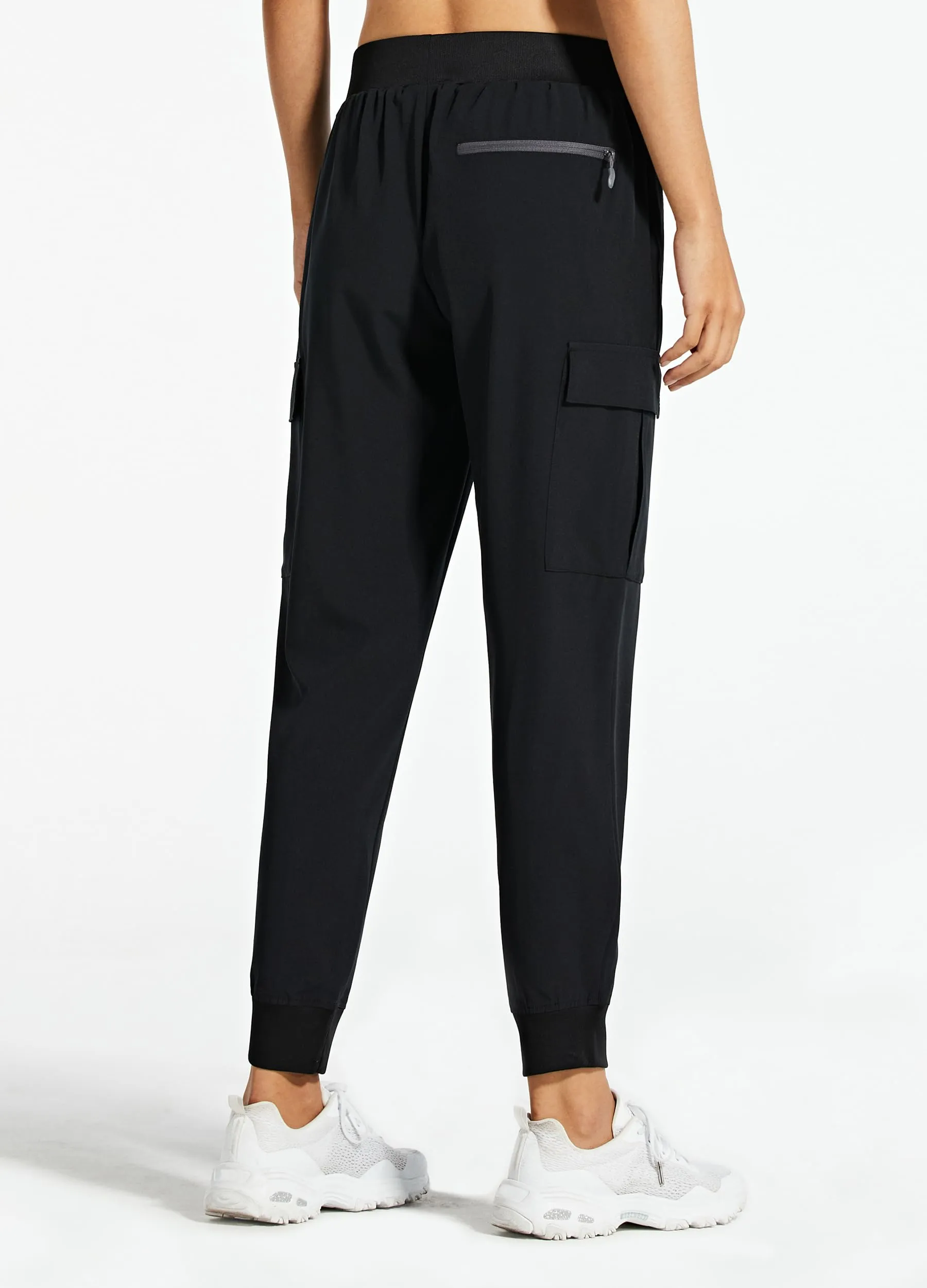 Libin Pantaloni Trekking Donna Cargo Jogger Estivi 29" Nero S - immagine 3