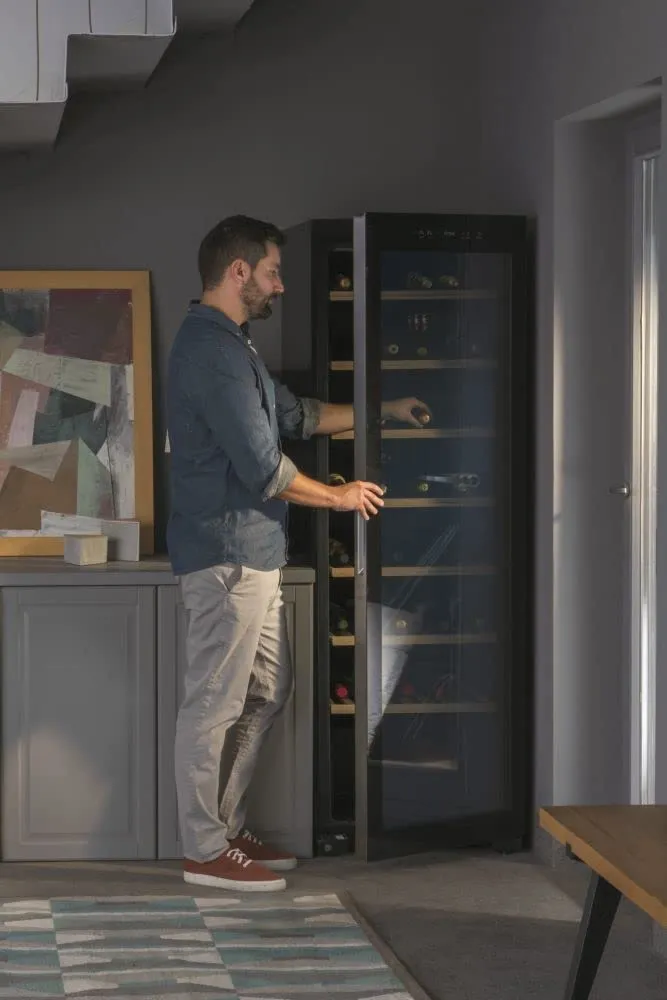 Haier Wine Bank 60 Serie 3 Cantinetta Vino WS171GA, 185x59,5x63,9 cm, 171 Bottiglie, 1 Zona, Anti-UV, LED, Display Digitale - immagine 2