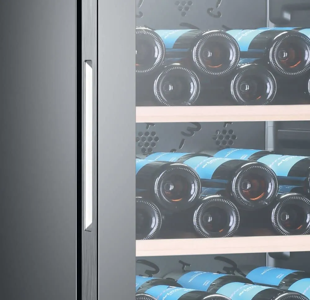 Haier Wine Bank 60 Serie 3 Cantinetta Vino WS171GA, 185x59,5x63,9 cm, 171 Bottiglie, 1 Zona, Anti-UV, LED, Display Digitale - immagine 4