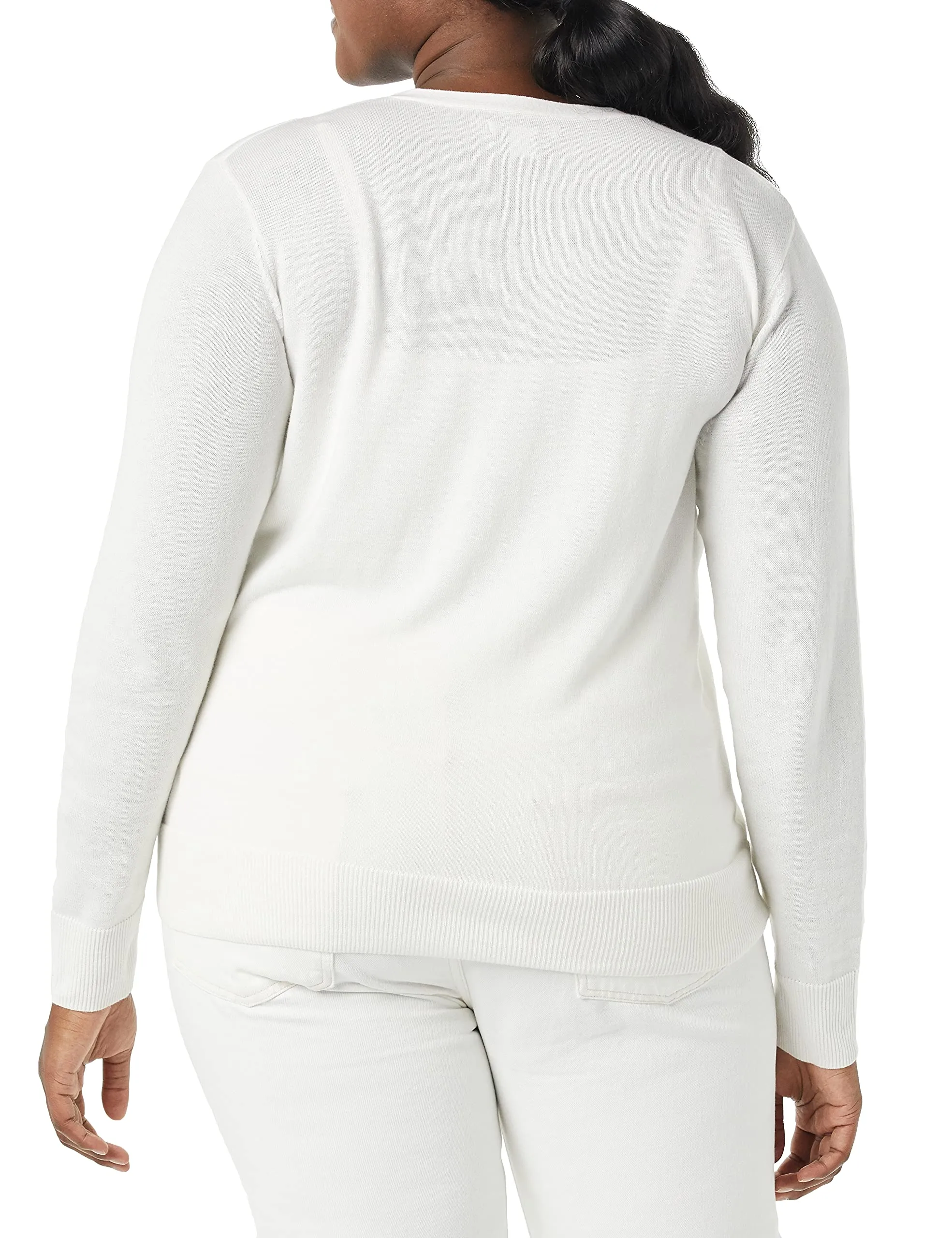 Amazon Essentials Felpa Cardigan Leggera Donna, Avorio, M - immagine 6
