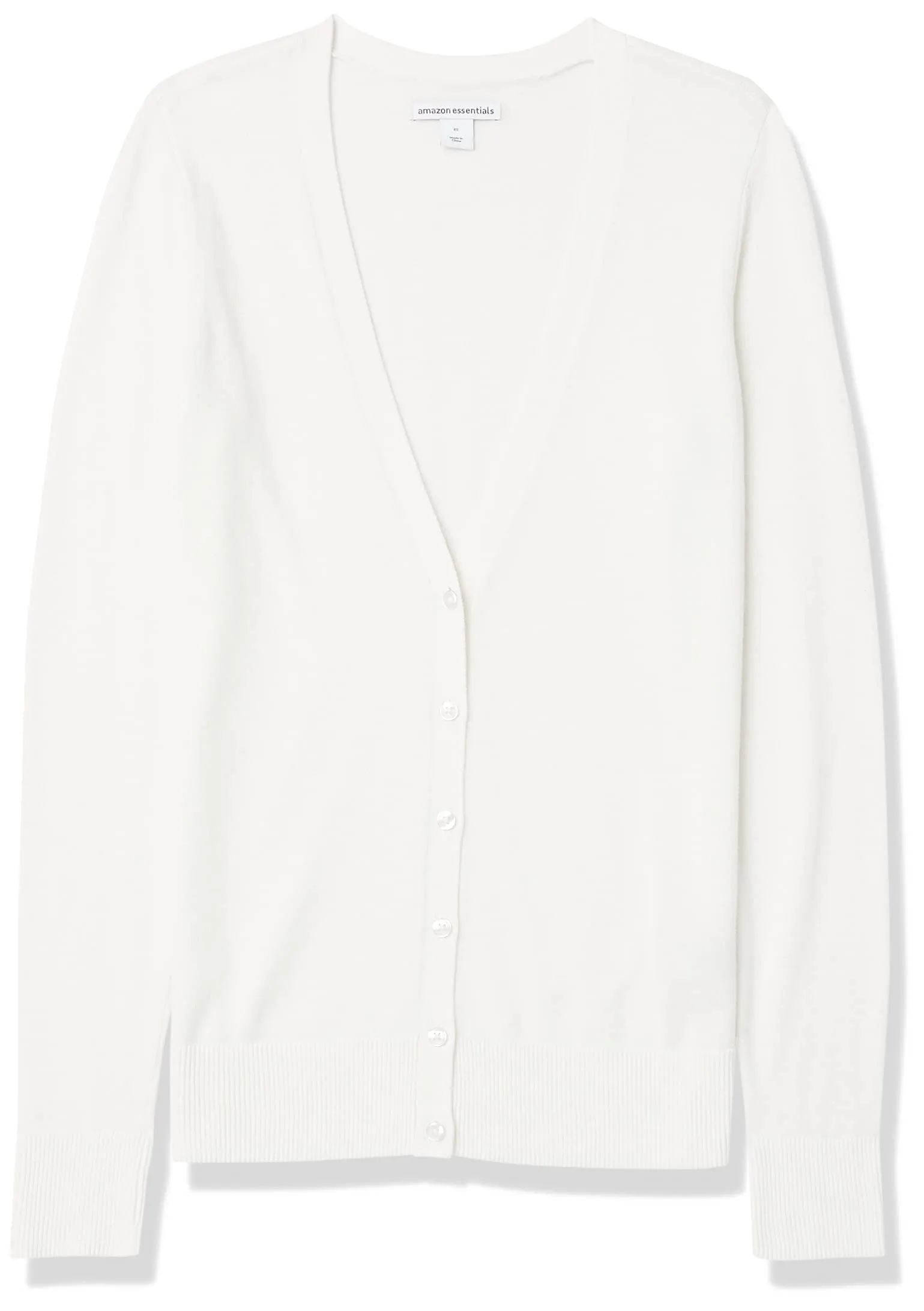 Amazon Essentials Felpa Cardigan Leggera Donna, Avorio, M - immagine 7