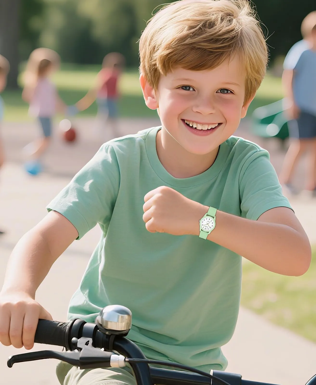 TENOCK Orologio Analogico per Bambini 50M Impermeabile TE-6088 - immagine 9
