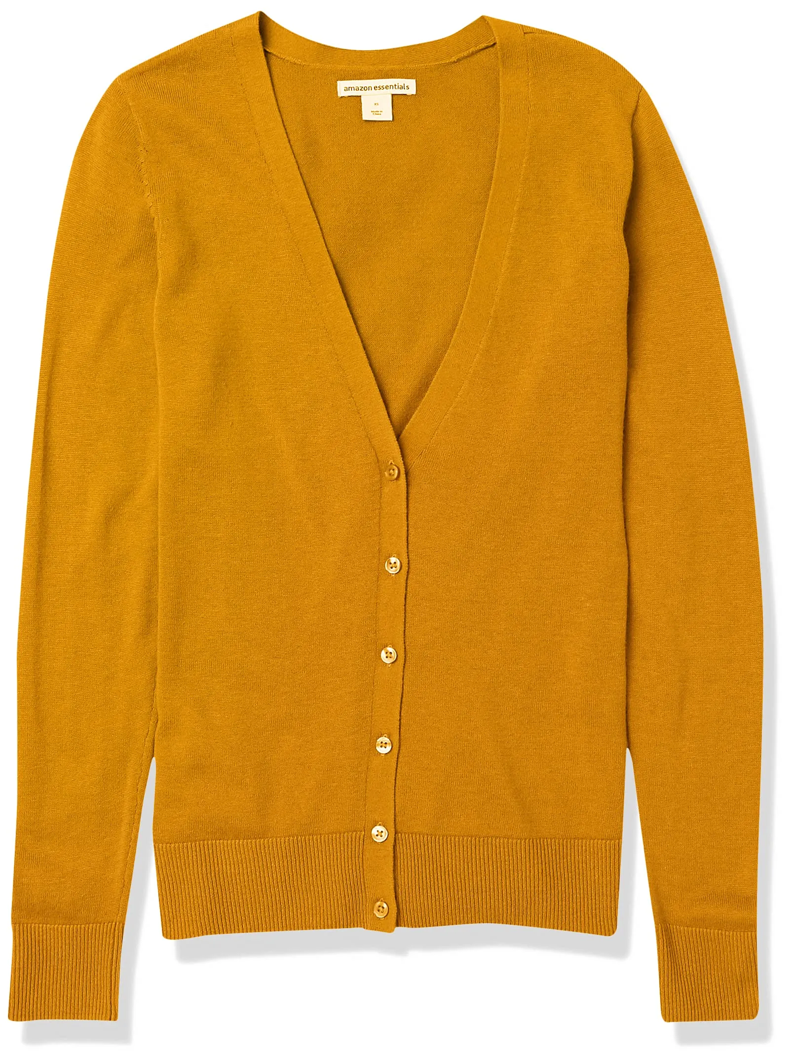 Amazon Essentials Felpa Cardigan Leggera Donna, Caramello, S - immagine 7