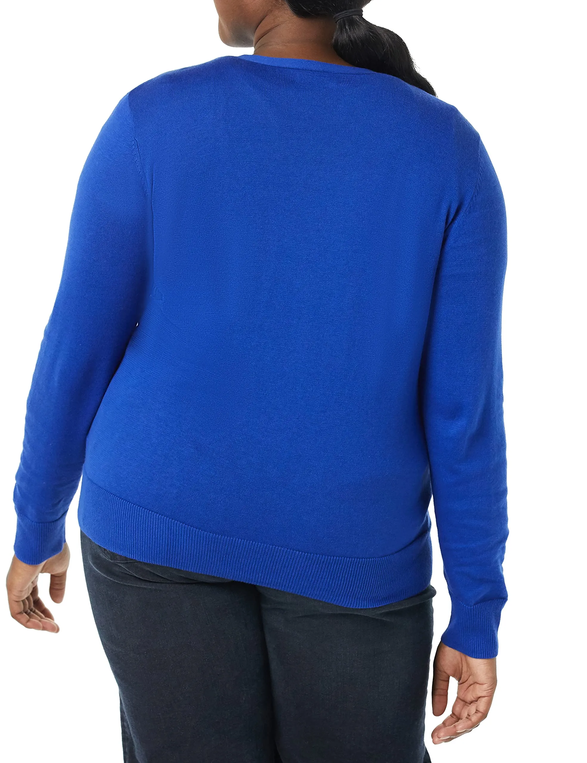 Amazon Essentials Felpa Cardigan Leggera Donna, Bluette, M - immagine 5