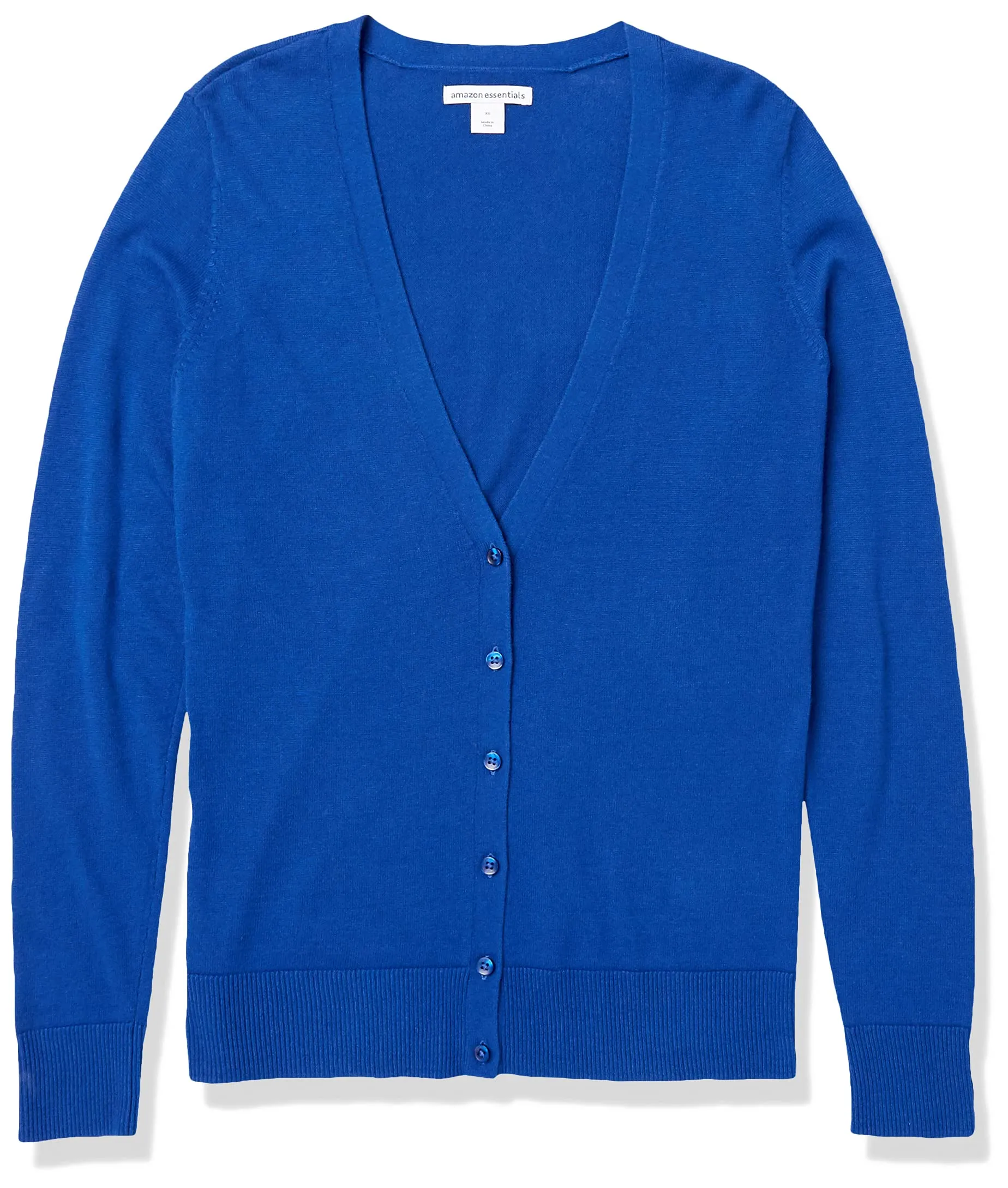 Amazon Essentials Felpa Cardigan Leggera Donna, Bluette, M - immagine 6