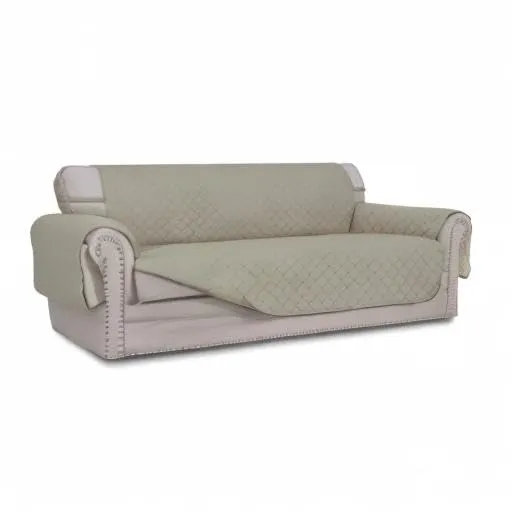Easy-Going Copridivano Reversibile 4 Posti Impermeabile, XXL, Beige/Beige - immagine 8