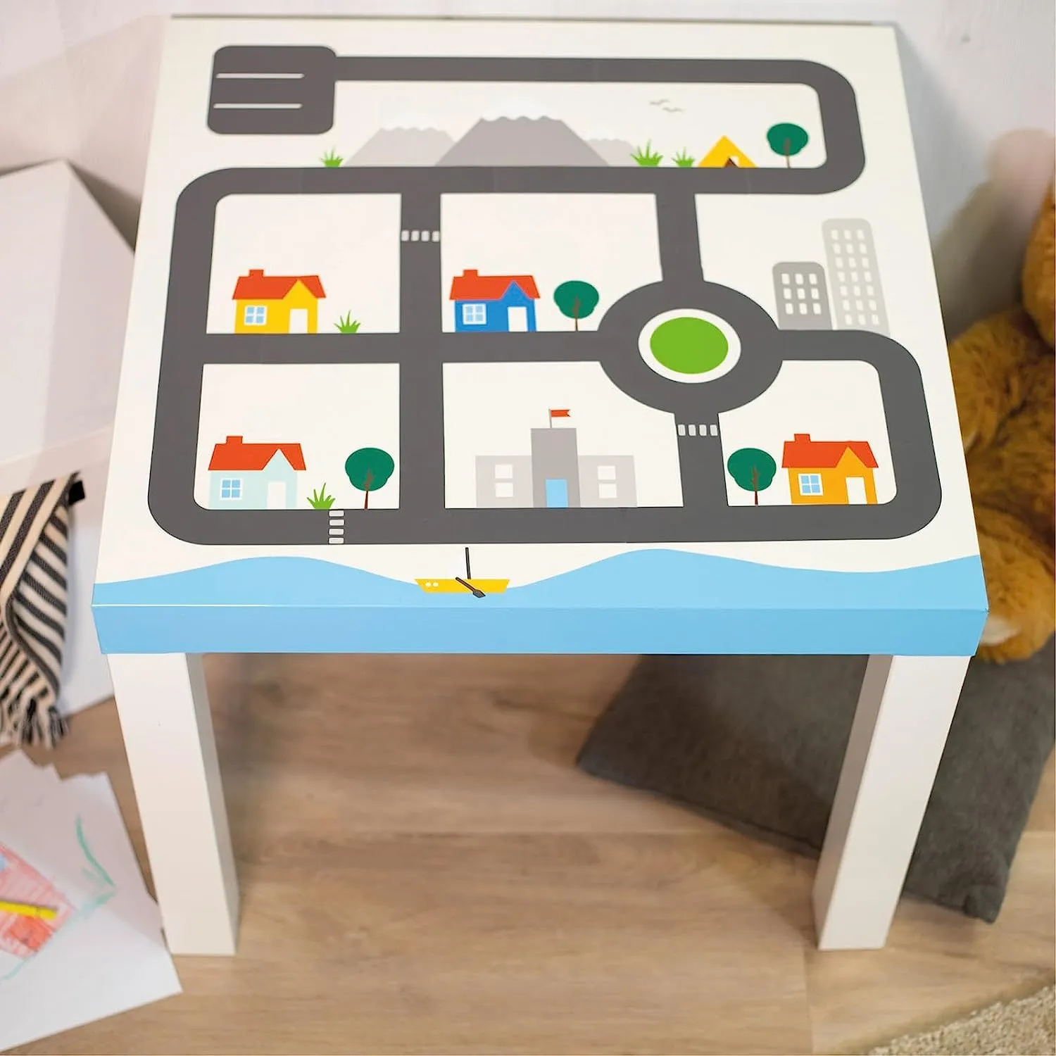 d-c-fix Pellicola Adesiva per Mobili, Grigio Chiaro Opaco, 67,5 cm x 2 m - immagine 5