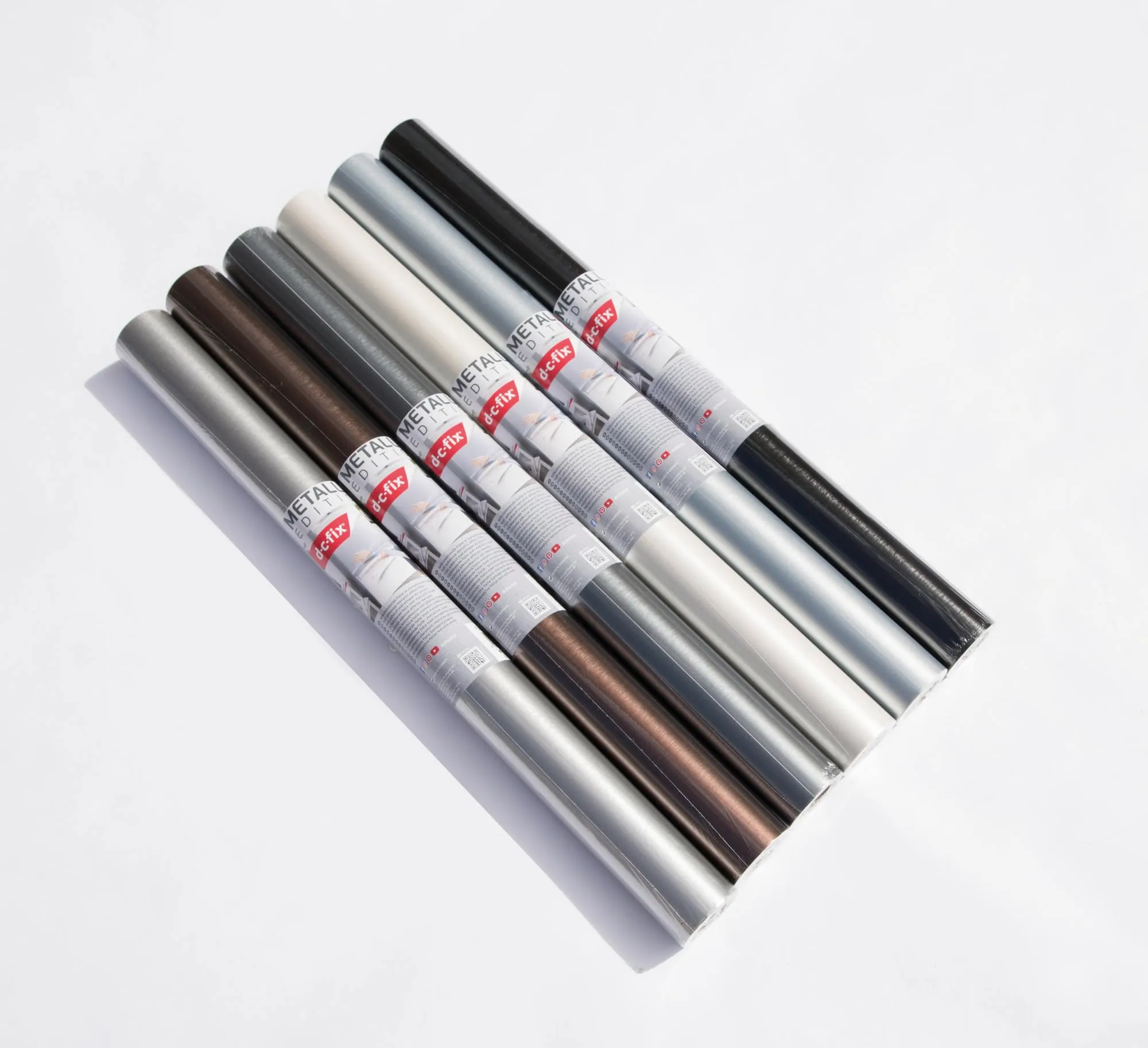 d-c-fix Pellicola Adesiva Metallica Argento Tagliato 67,5 cm x 1,5 m - immagine 2